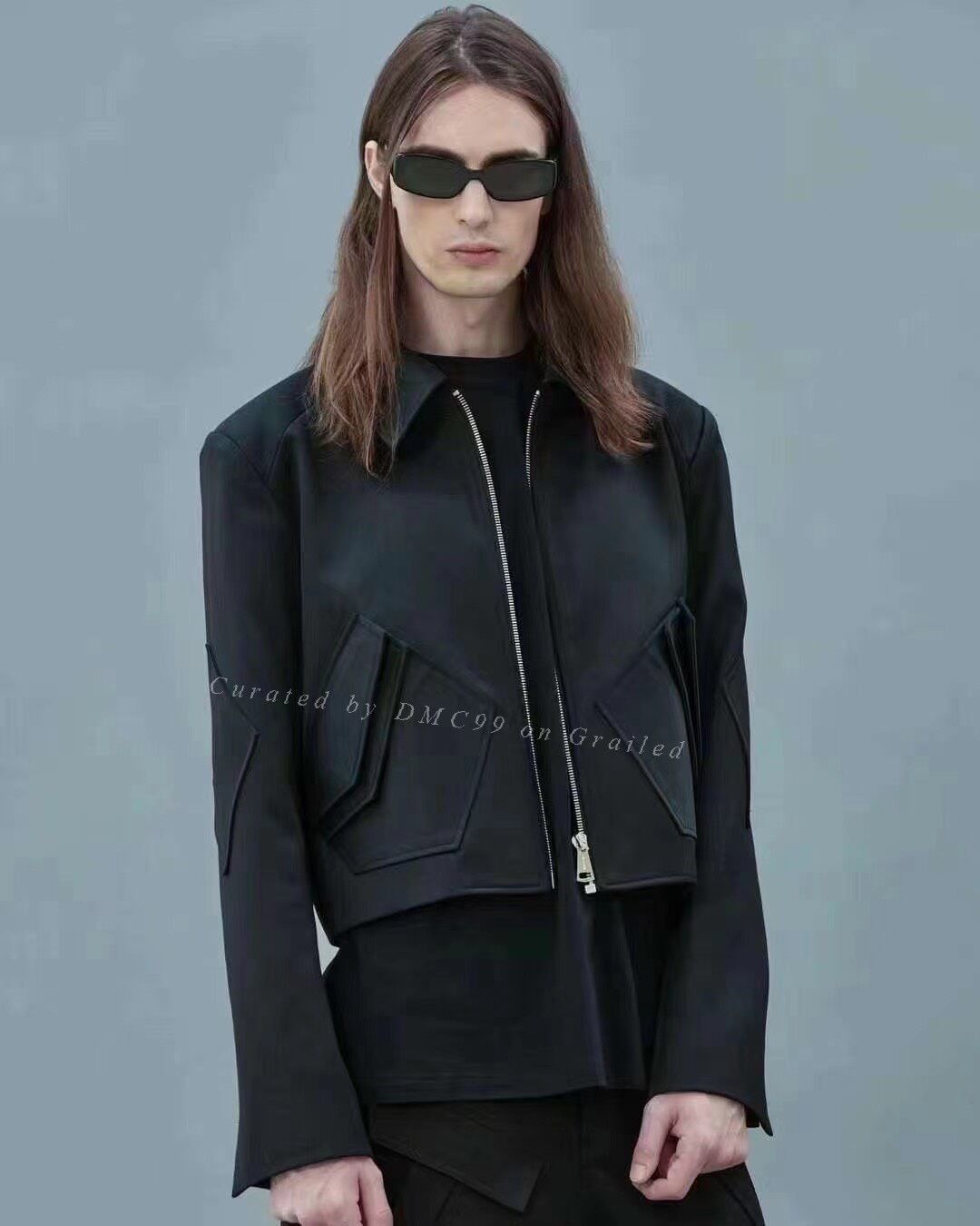 Vintage ISECRET Black Multi-pocket Jacket Size M / US 6-8 / IT 42-44 - 3 Thumbnail