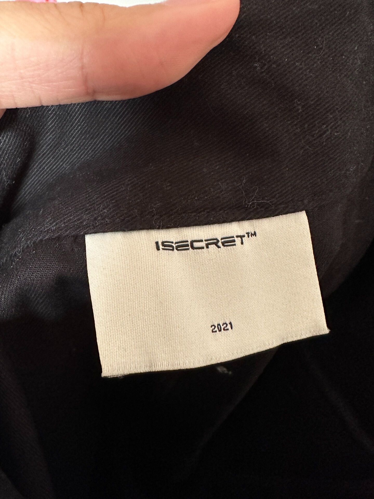 Vintage ISECRET Black Cargo Multi-Pocket Pants Size US 29 - 4 Thumbnail