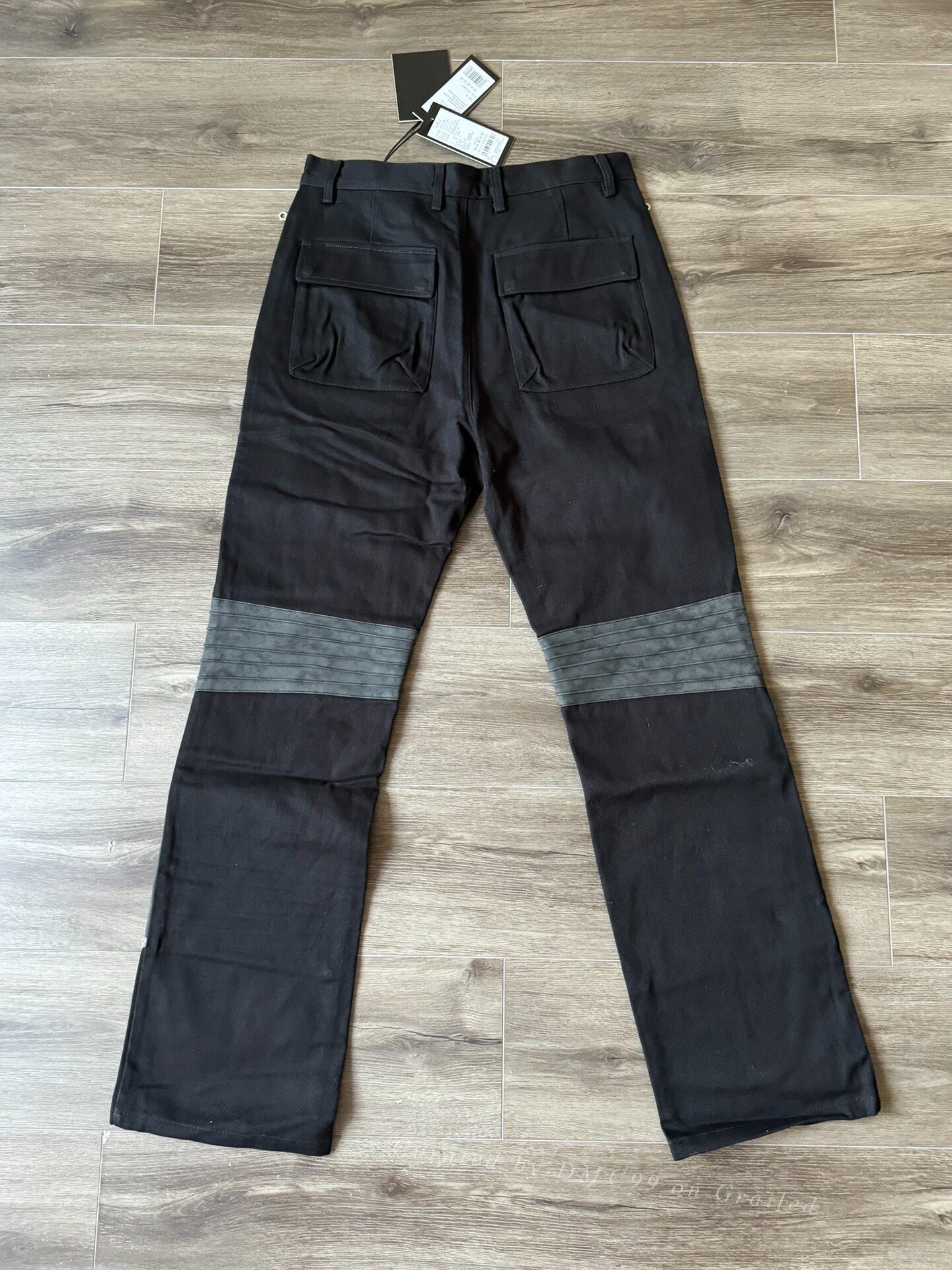 CEJ CEEC Knight Leather Patchwork Jeans Size US 30 / EU 46 - 4 Thumbnail