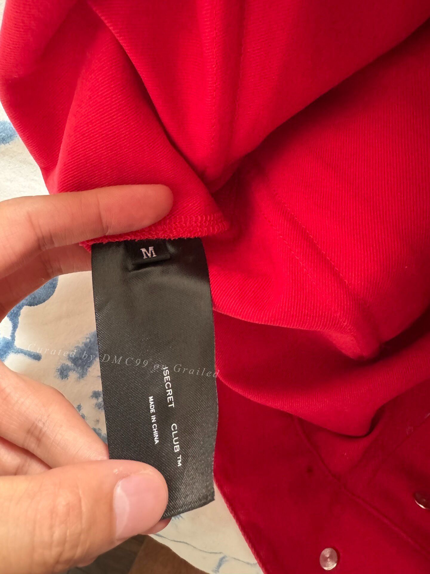 Vintage ISECRET Multi-pocket Red Cargo Pants Size US 35 - 4 Thumbnail