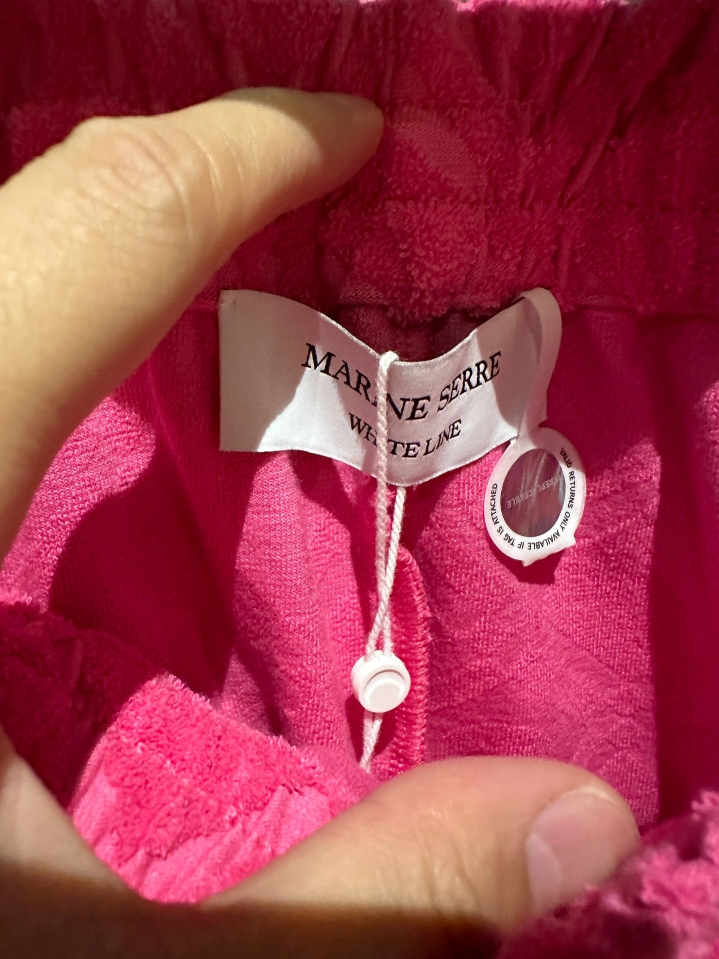 Marine Serre Marine Serra Pink Shorts Size 22" - 4 Thumbnail