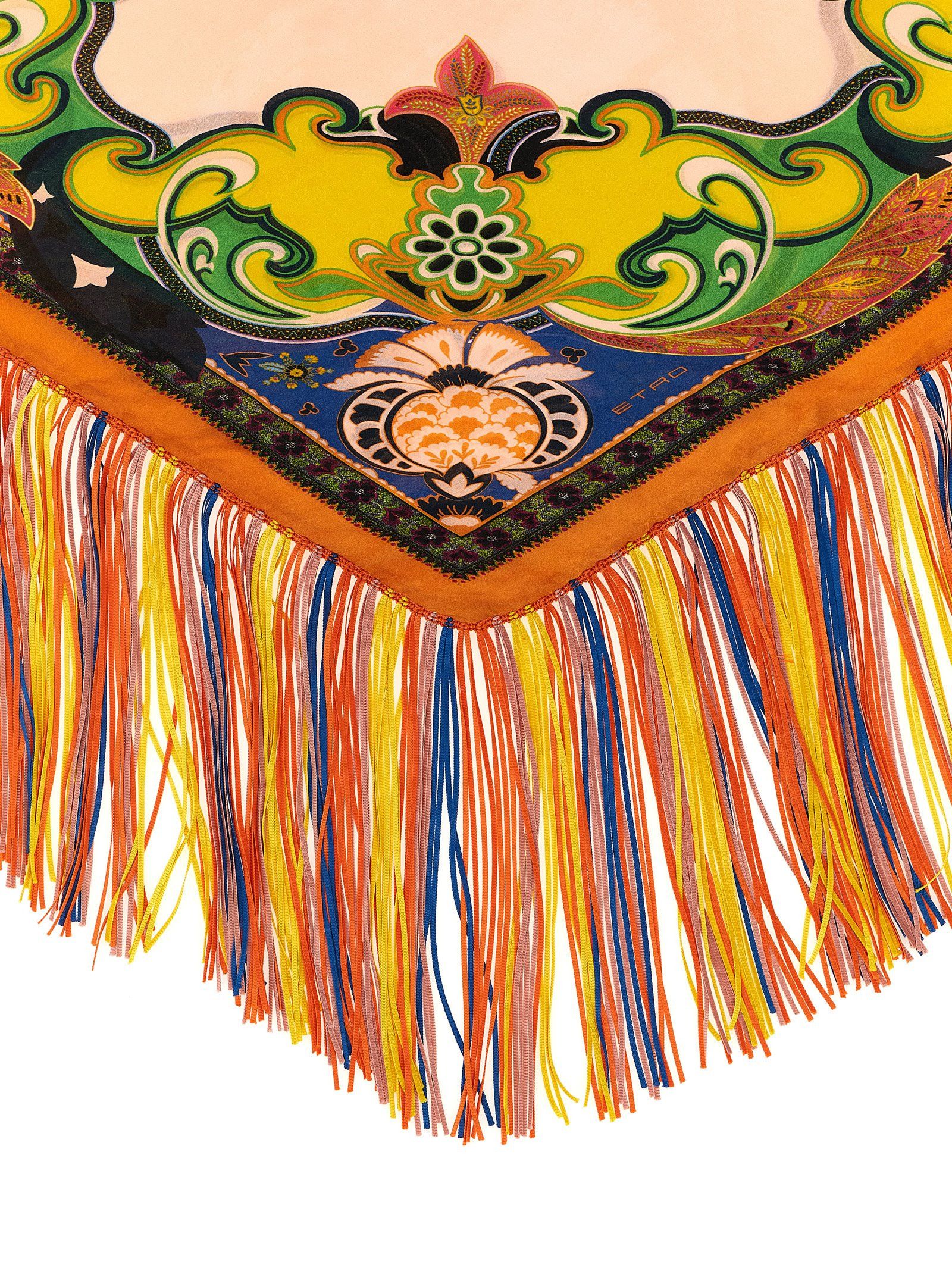 Etro Fringed scarf Size ONE SIZE - 2 Thumbnail