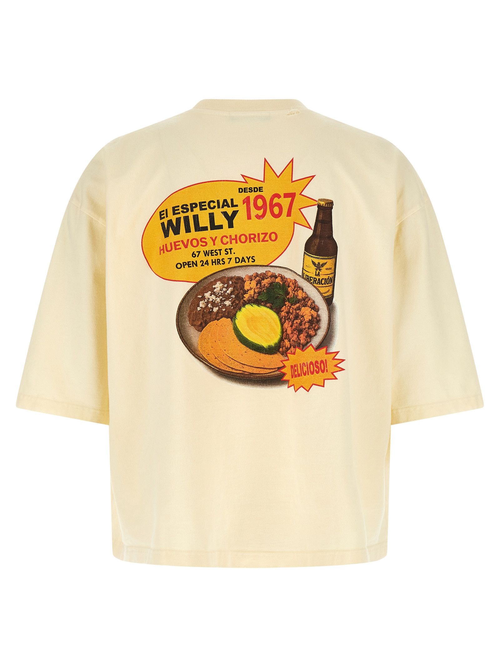 Willy Chavarria 'Willy's Taco Shop - Buffalo' T-shirt Size US M / EU 48-50 / 2 - 2 Thumbnail