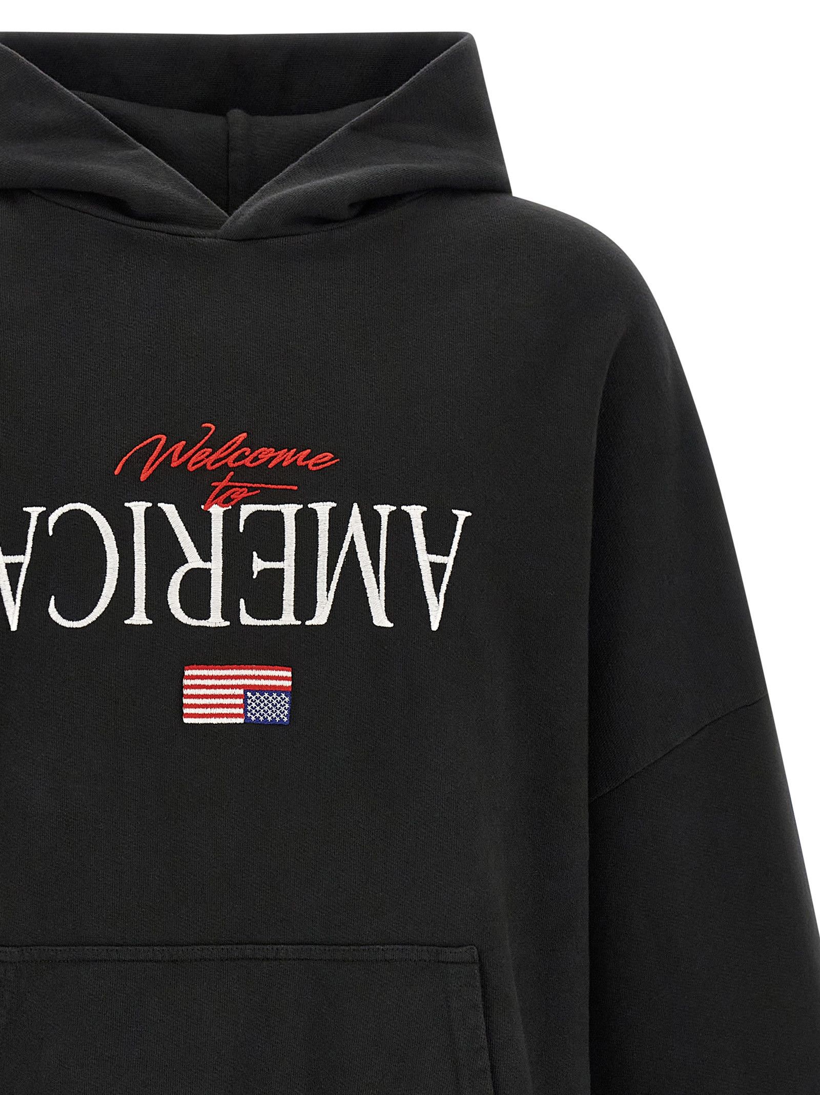 Willy Chavarria 'Welcome To America-Hooligan' hoodie Size US M / EU 48-50 / 2 - 3 Thumbnail