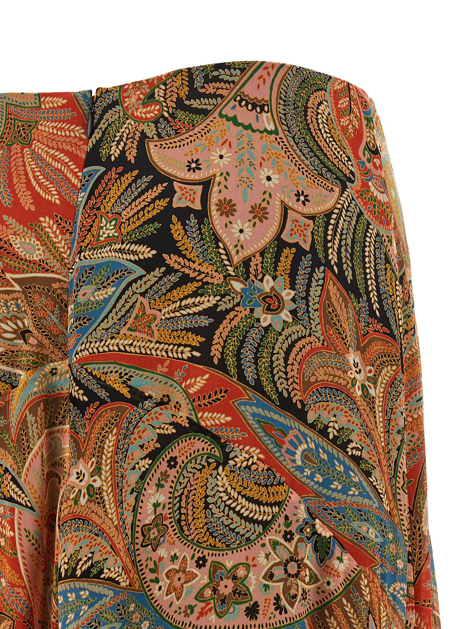 Etro Paisley foliage skirt Size 30" / US 8 / IT 44 - 4 Thumbnail