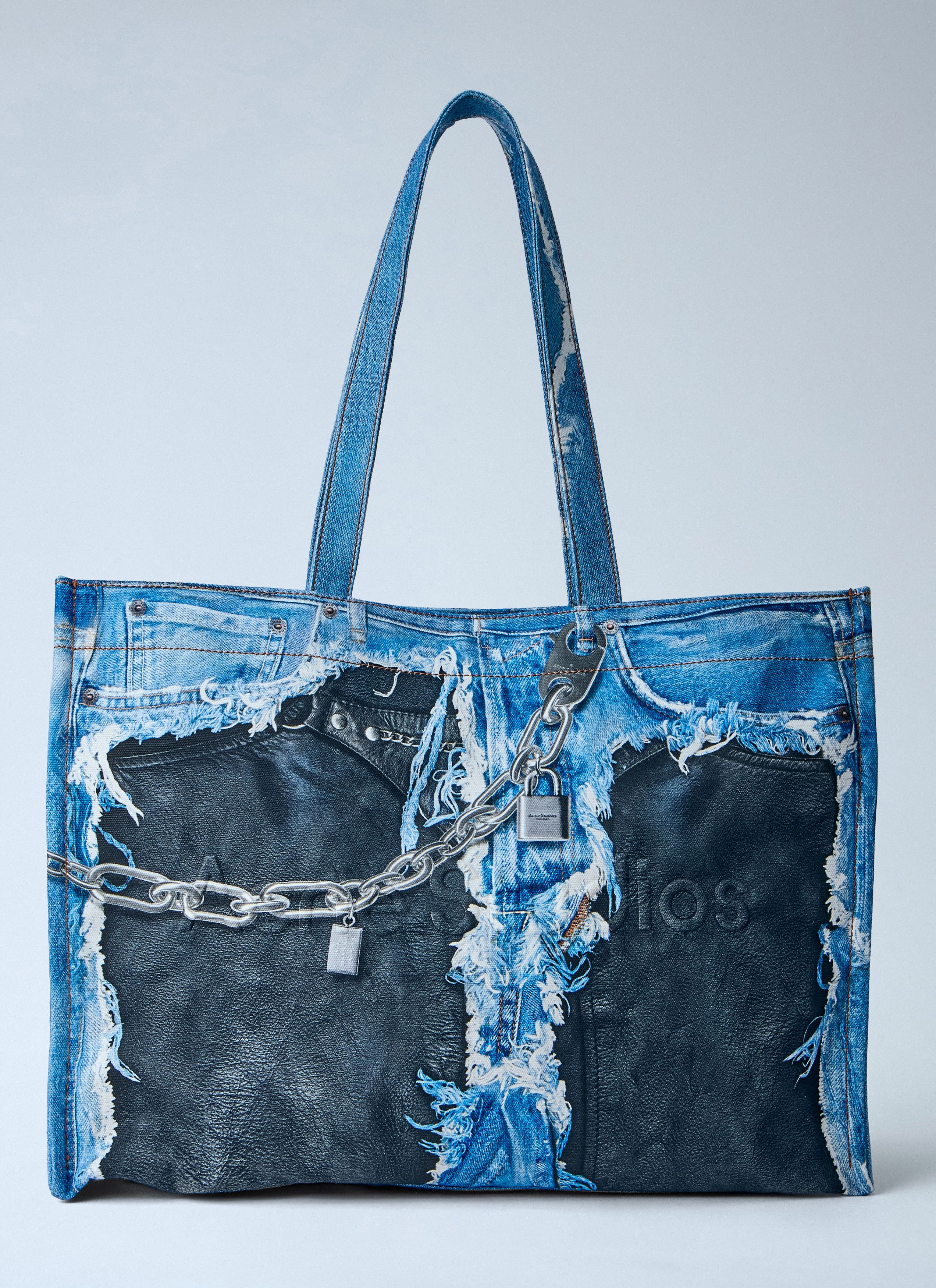 Acne Studios Logo Shopper Tote Bag Size ONE SIZE - 3 Thumbnail