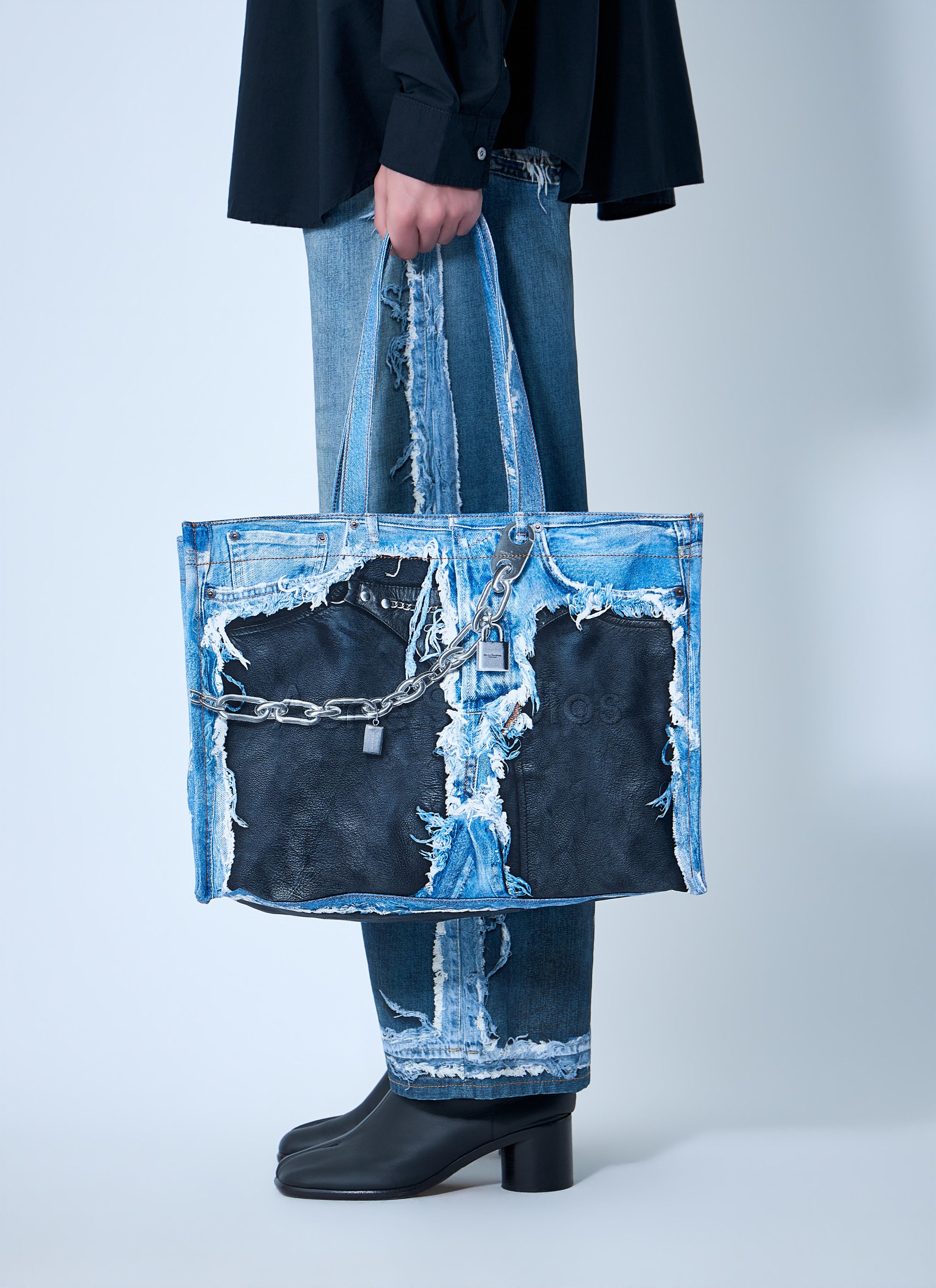 Acne Studios Logo Shopper Tote Bag Size ONE SIZE - 2 Thumbnail