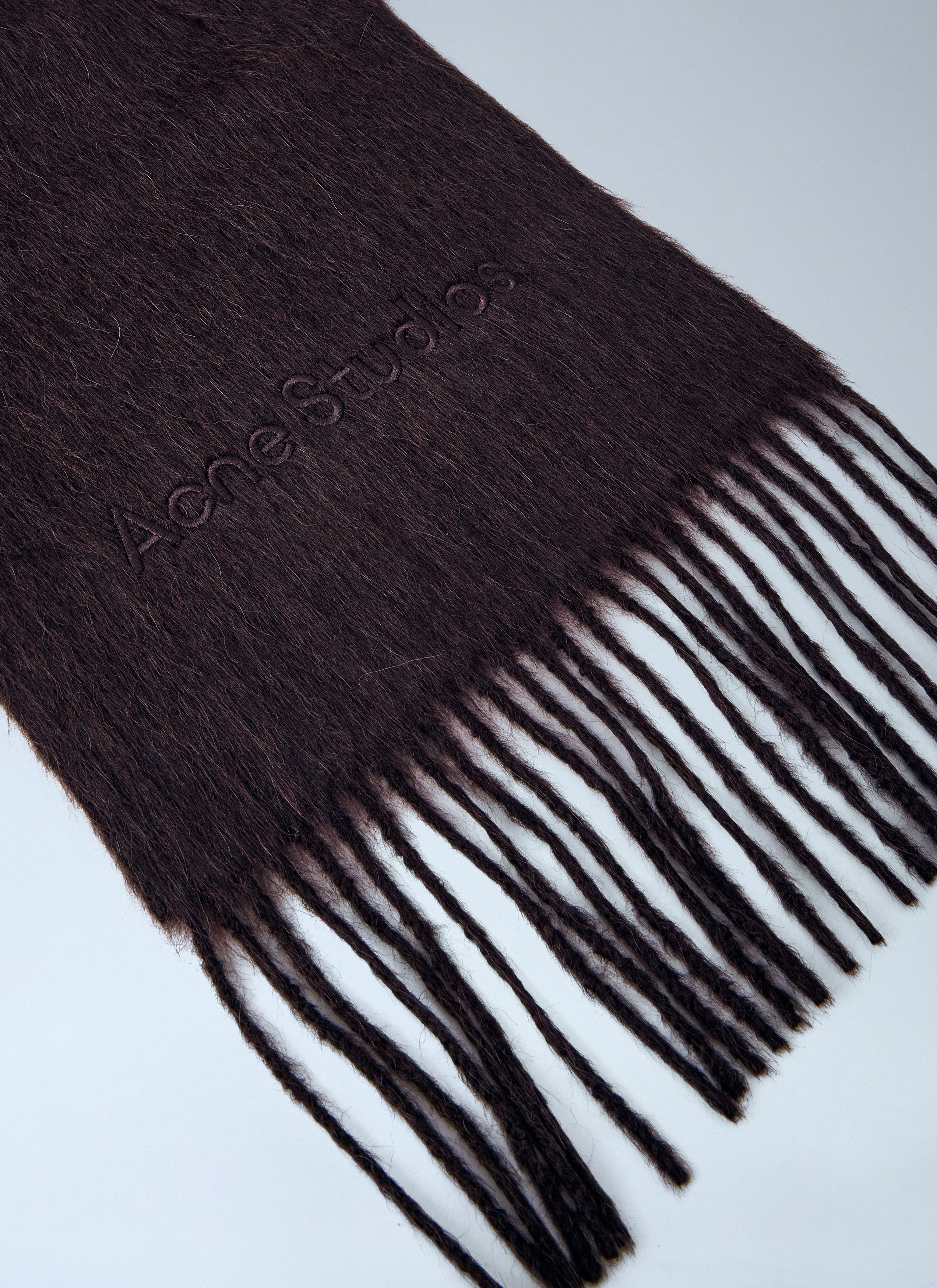 Acne Studios Logo Wool Scarf Size ONE SIZE - 3 Thumbnail