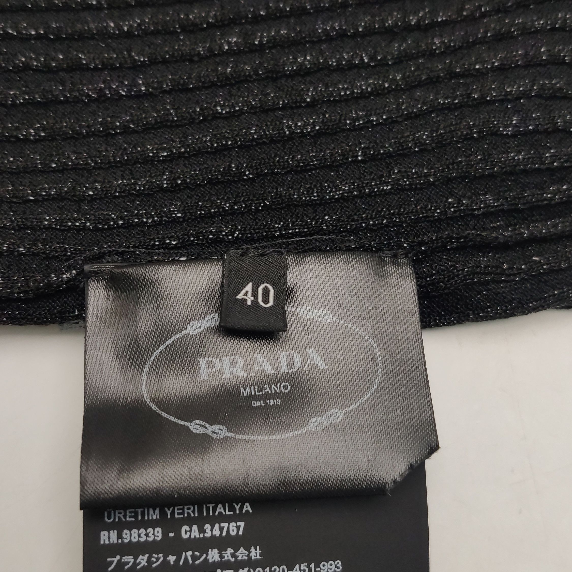 Prada Prada Ribbed Knit Crop Top Size 40 Size S / US 4 / IT 40 - 8 Thumbnail