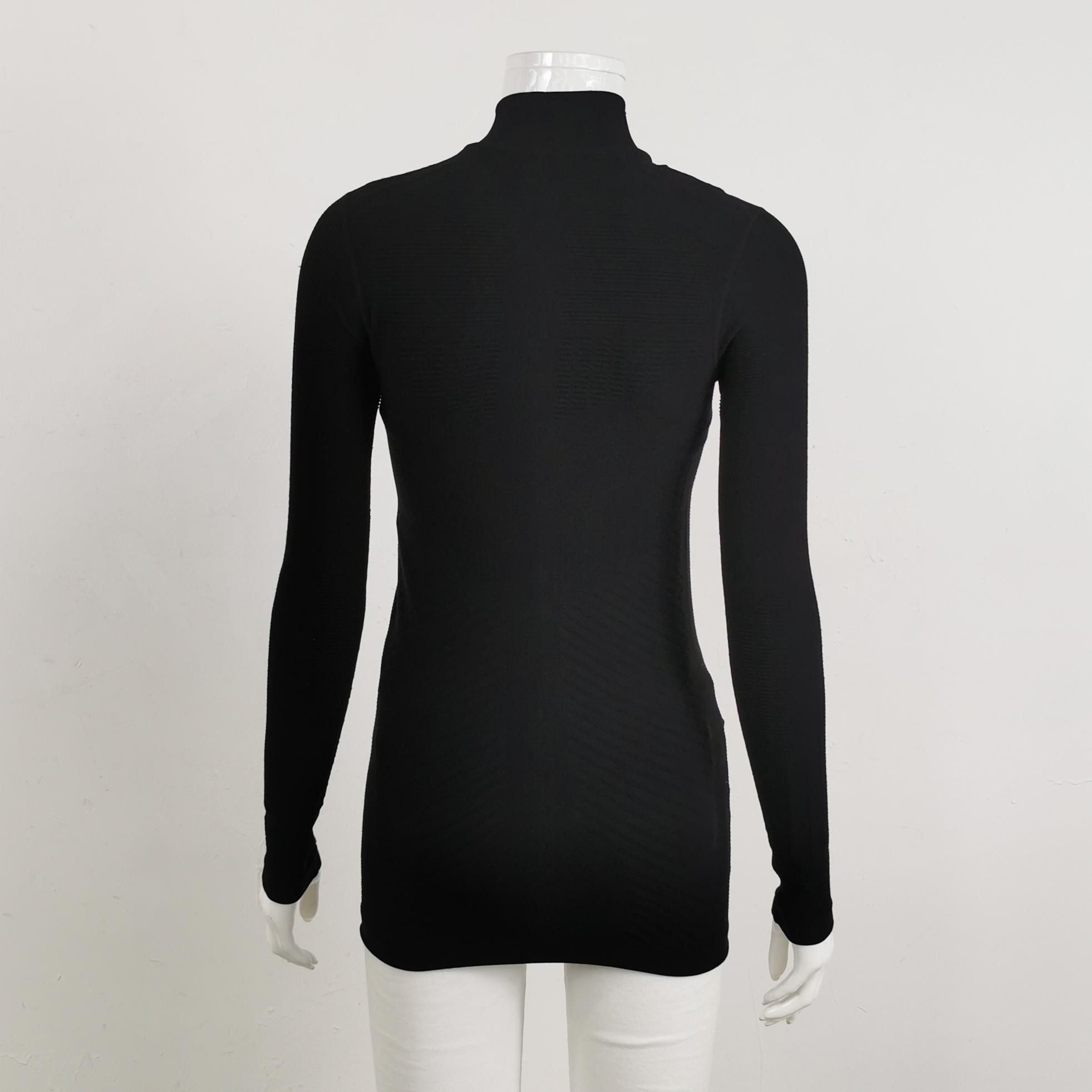 Prada Prada Red Logo Strip Mock Neck Top 3XS Size XXS / US 00 / IT 34 - 2 Thumbnail