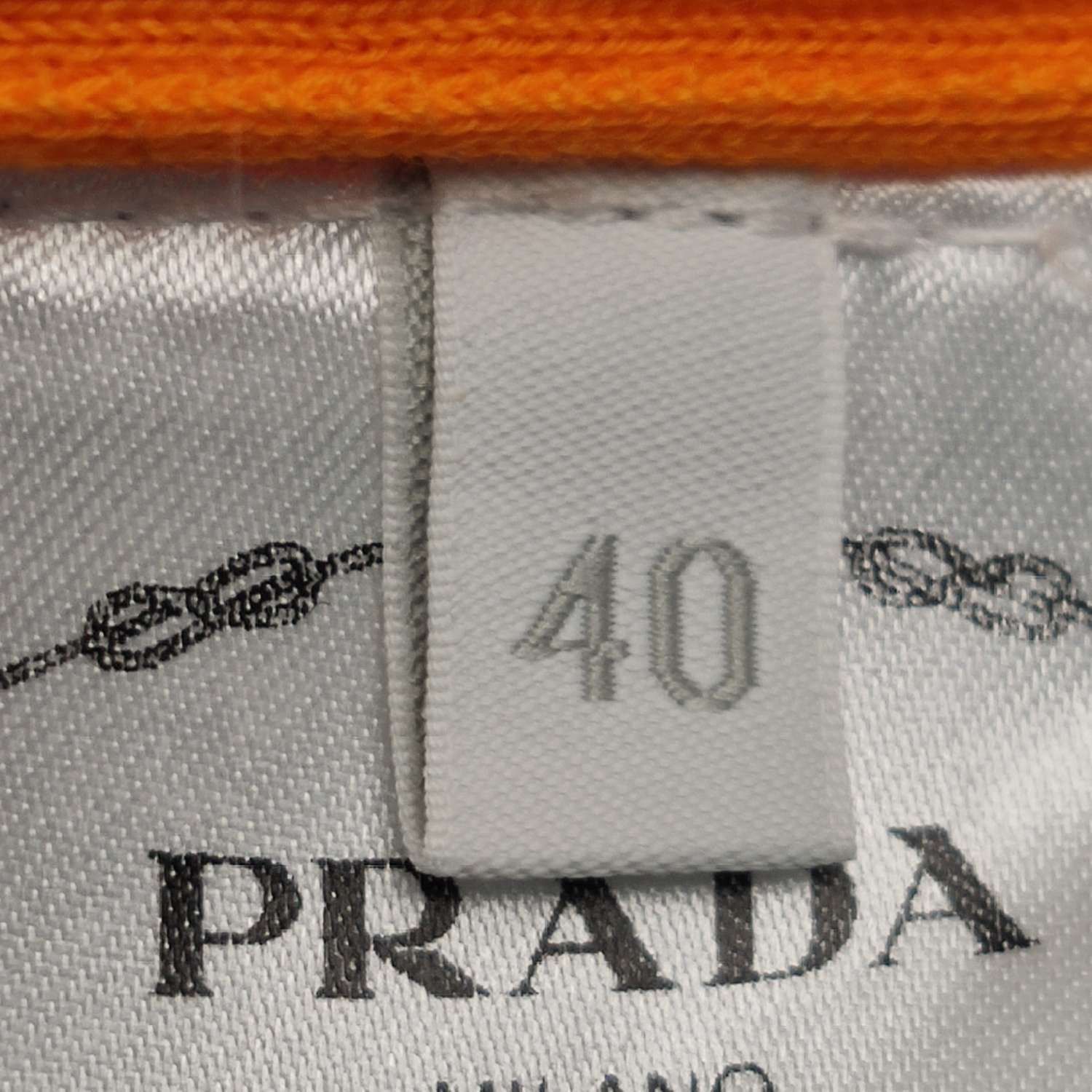 Prada Prada Ribbed Cotton Long Sleeve Top Size 40 Size S / US 4 / IT 40 - 6 Thumbnail
