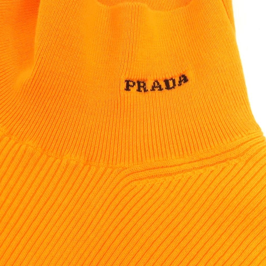 Prada Prada Ribbed Cotton Long Sleeve Top Size 40 Size S / US 4 / IT 40 - 3 Thumbnail