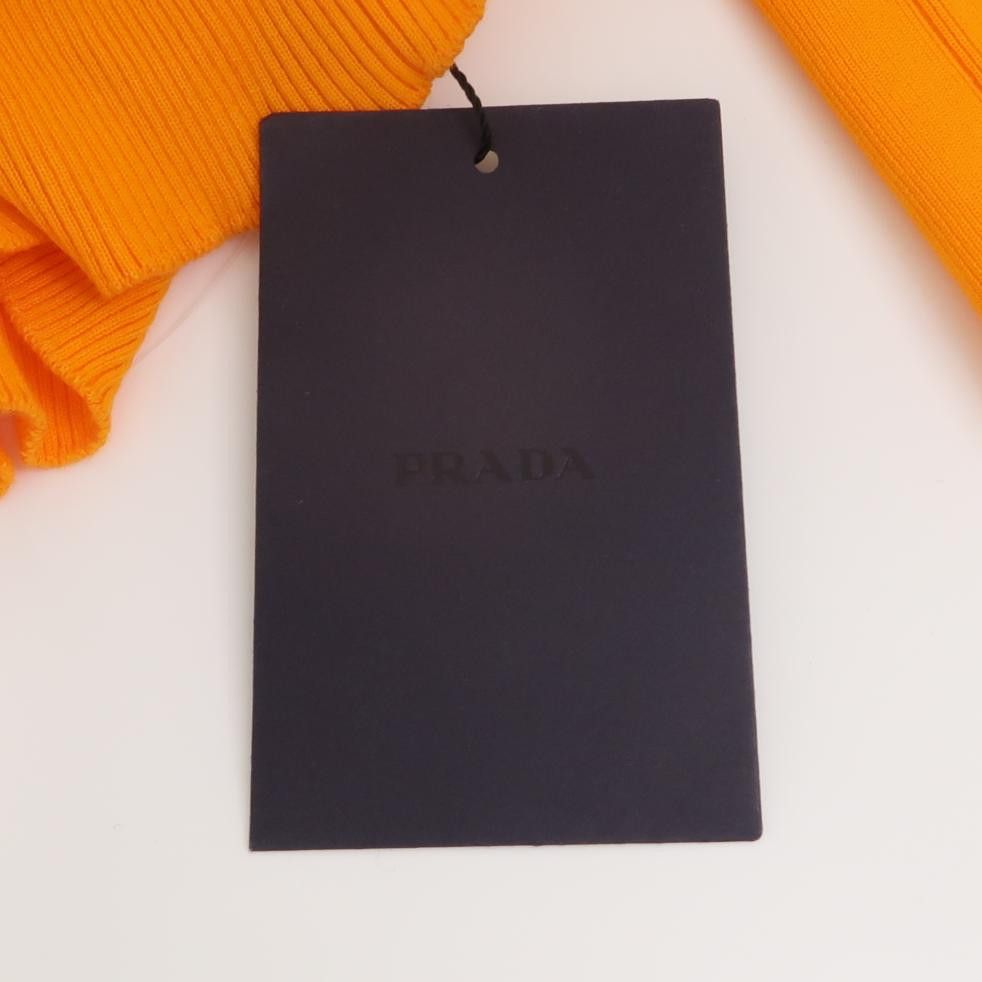 Prada Prada Ribbed Cotton Long Sleeve Top Size 40 Size S / US 4 / IT 40 - 4 Thumbnail