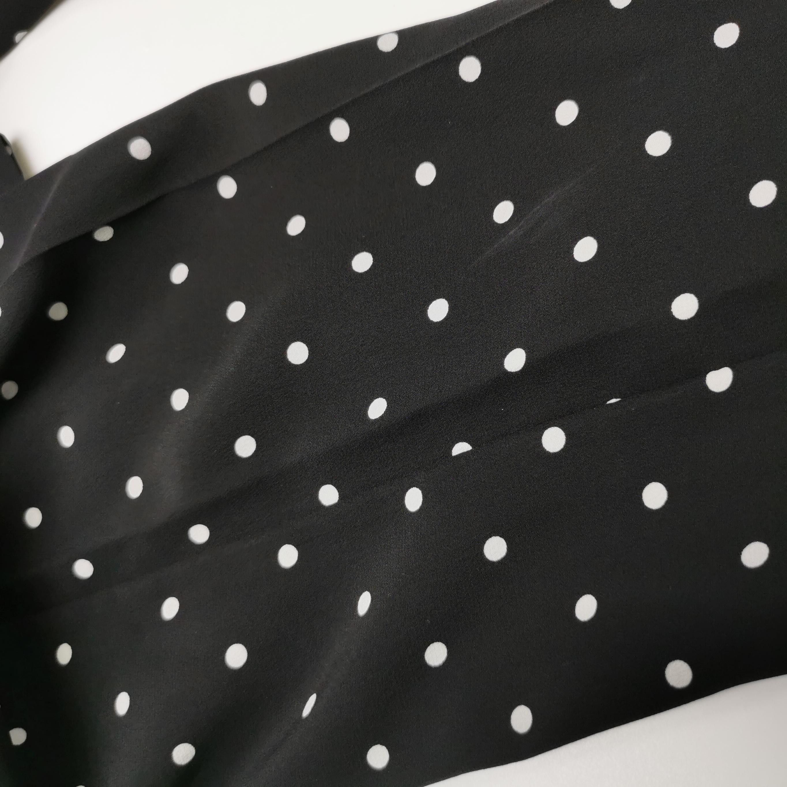 Prada Prada Polka Dot Silk Pants Size IT 40 Size 27" / US 4 / IT 40 - 3 Thumbnail