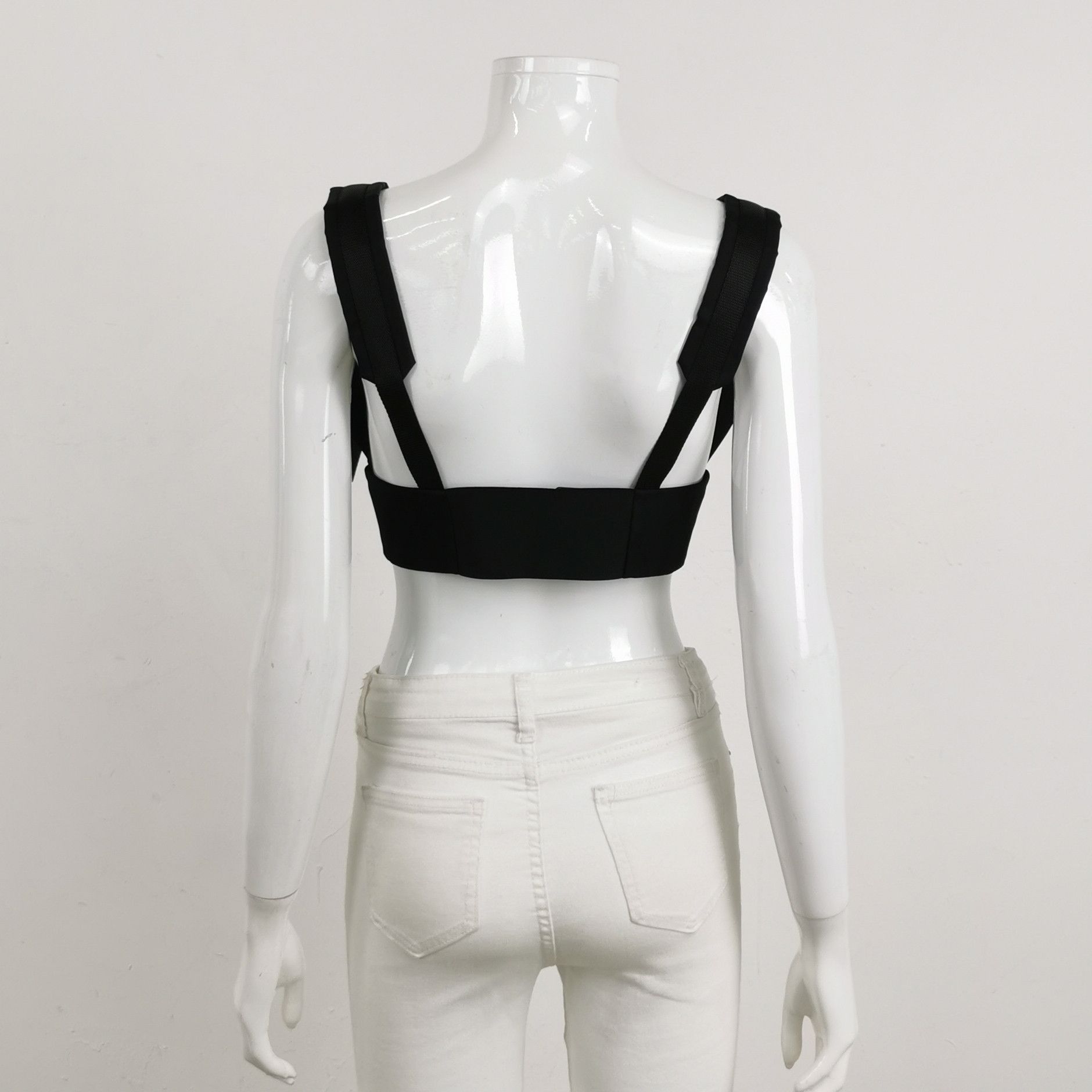Prada Prada Triangle Logo Re-Nylon Crop Top Size 40 Size S / US 4 / IT 40 - 2 Thumbnail