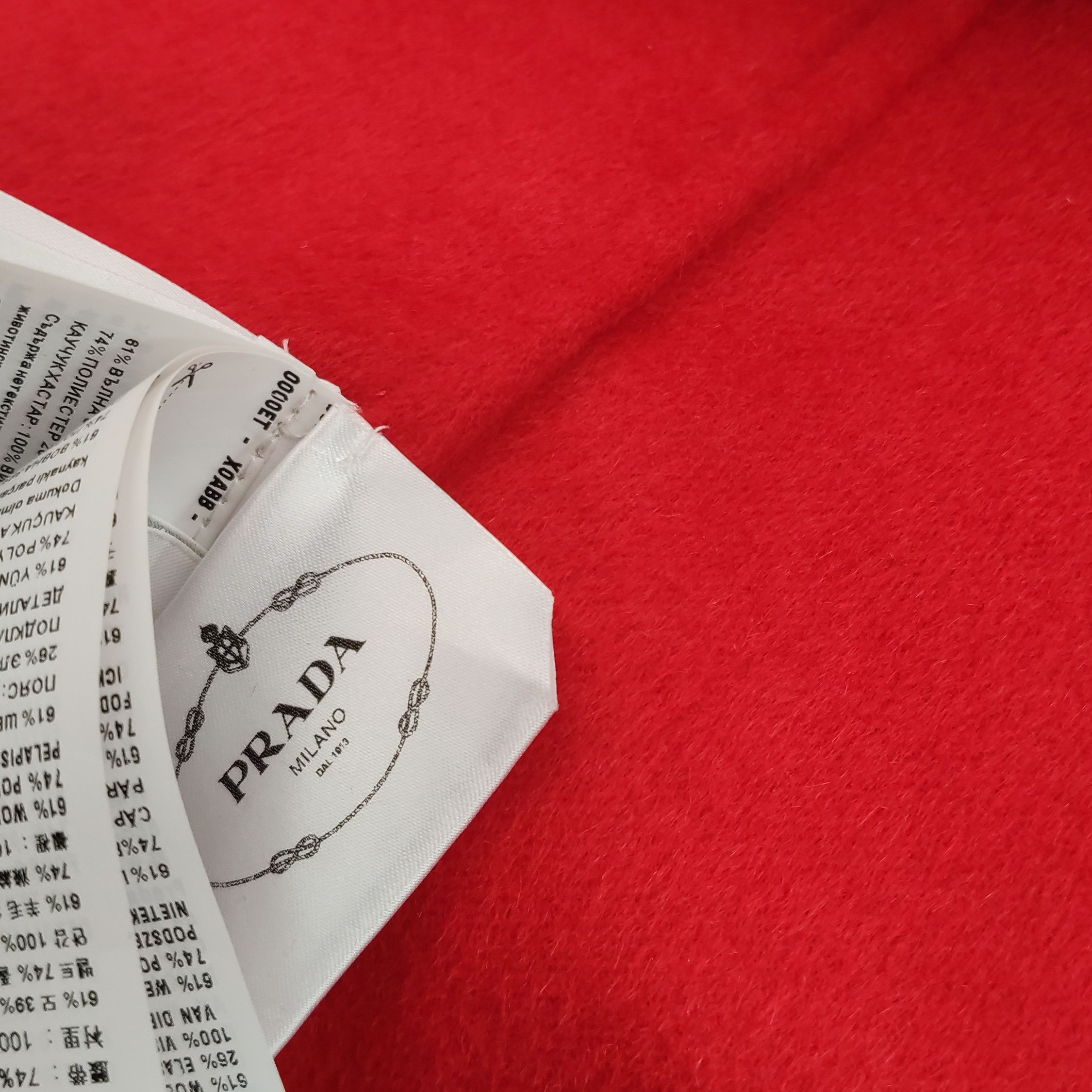 Prada Prada Red Hooded Belted Coat Size 40 Size S / US 4 / IT 40 - 9 Thumbnail