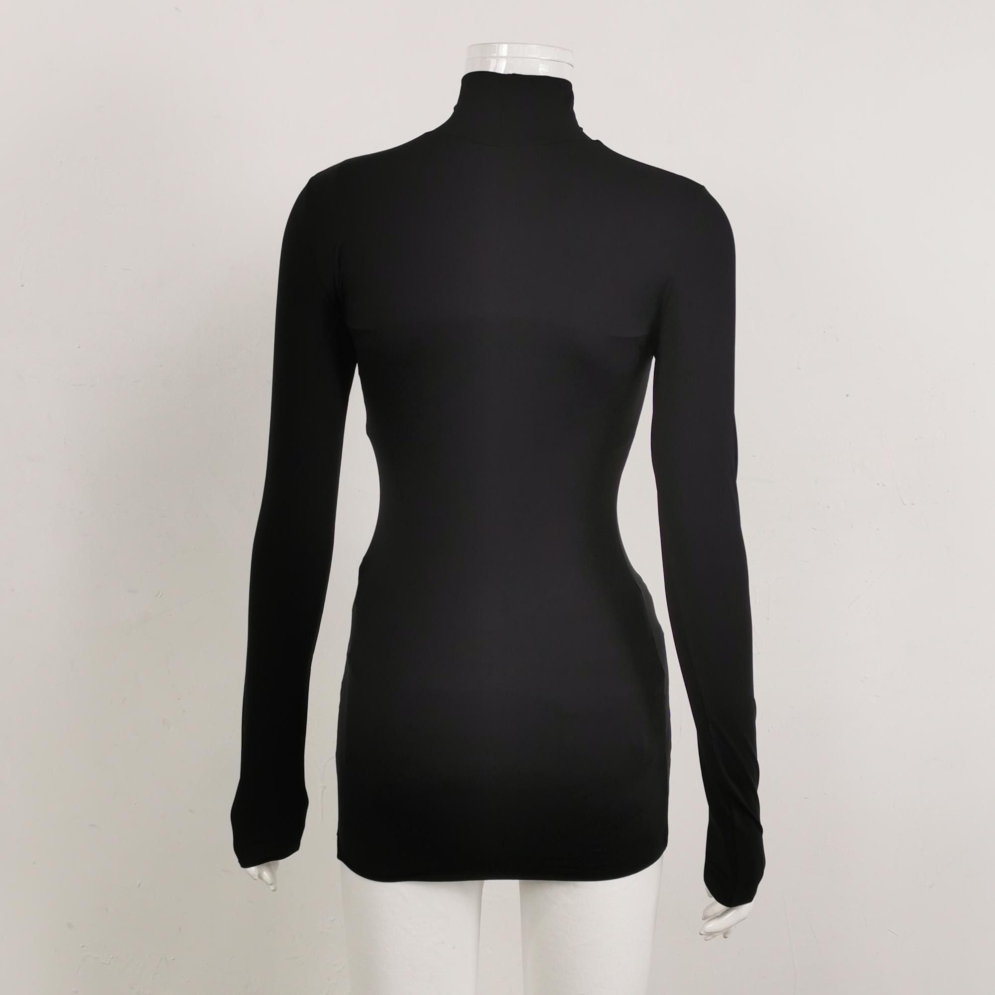 Prada Prada High Neck Long Sleeve Top Size 38 Size XS / US 0-2 / IT 36-38 - 2 Thumbnail
