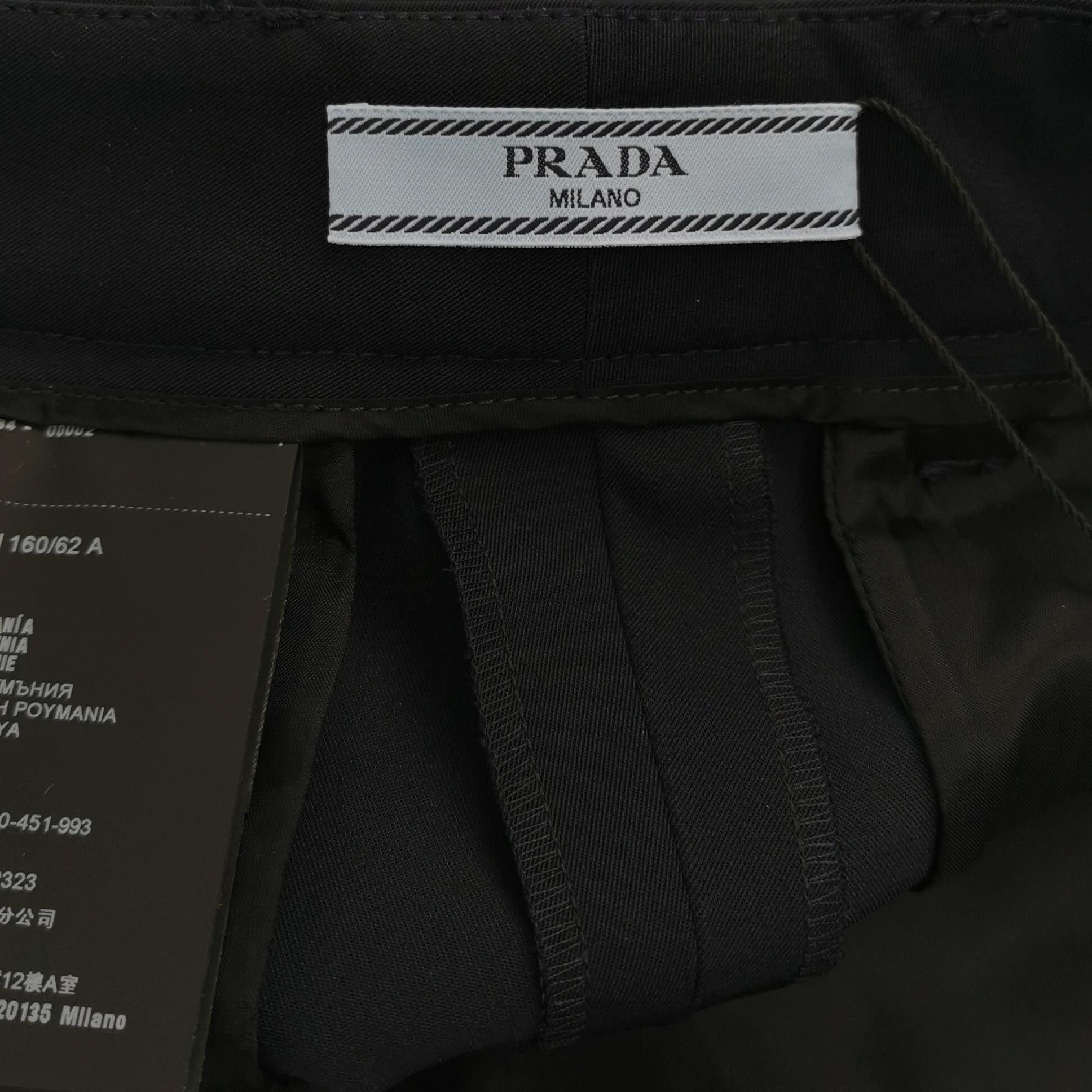 Prada Prada Solid Tailored Trousers Size 38S Size 38S - 3 Thumbnail