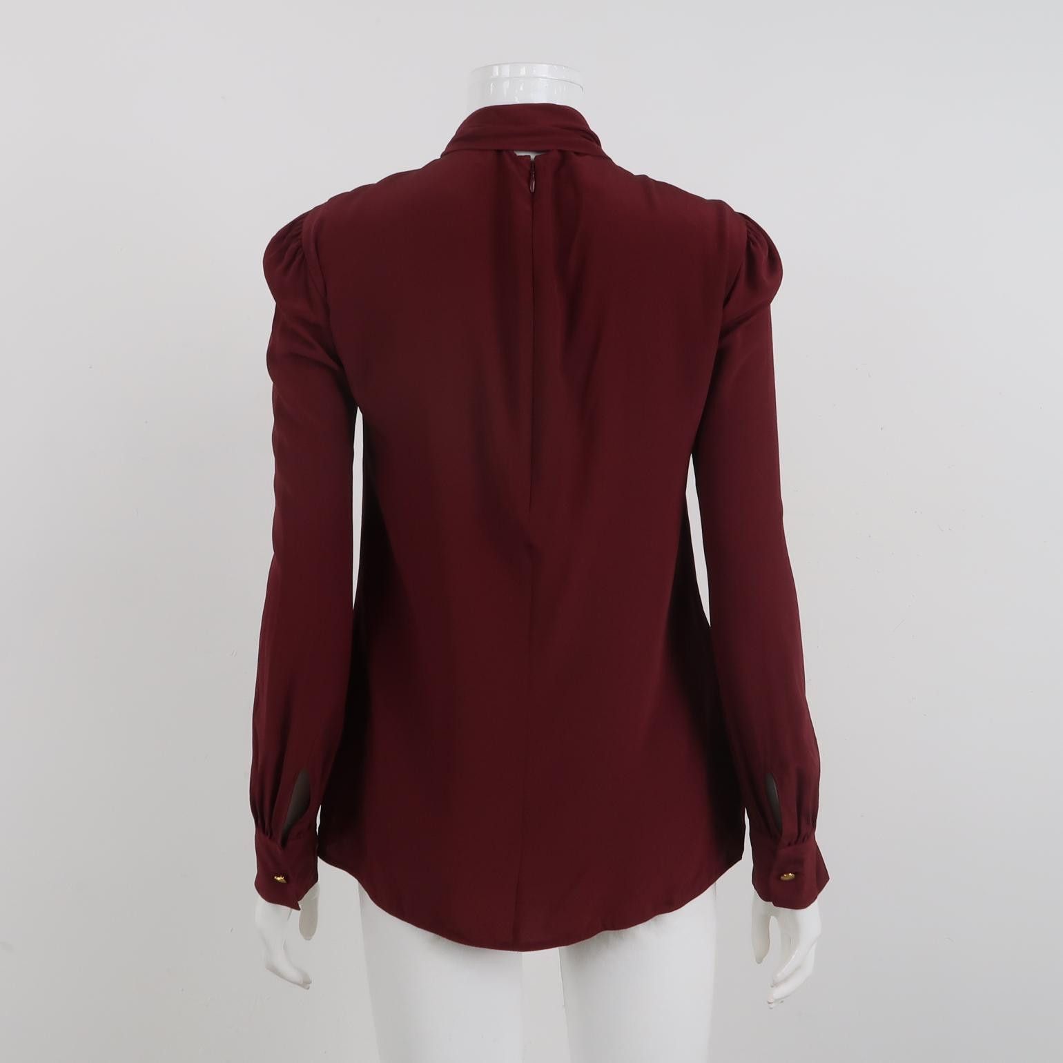 Prada Prada Silk Pussy-Bow Blouse Size 38 Size XS / US 0-2 / IT 36-38 - 2 Thumbnail