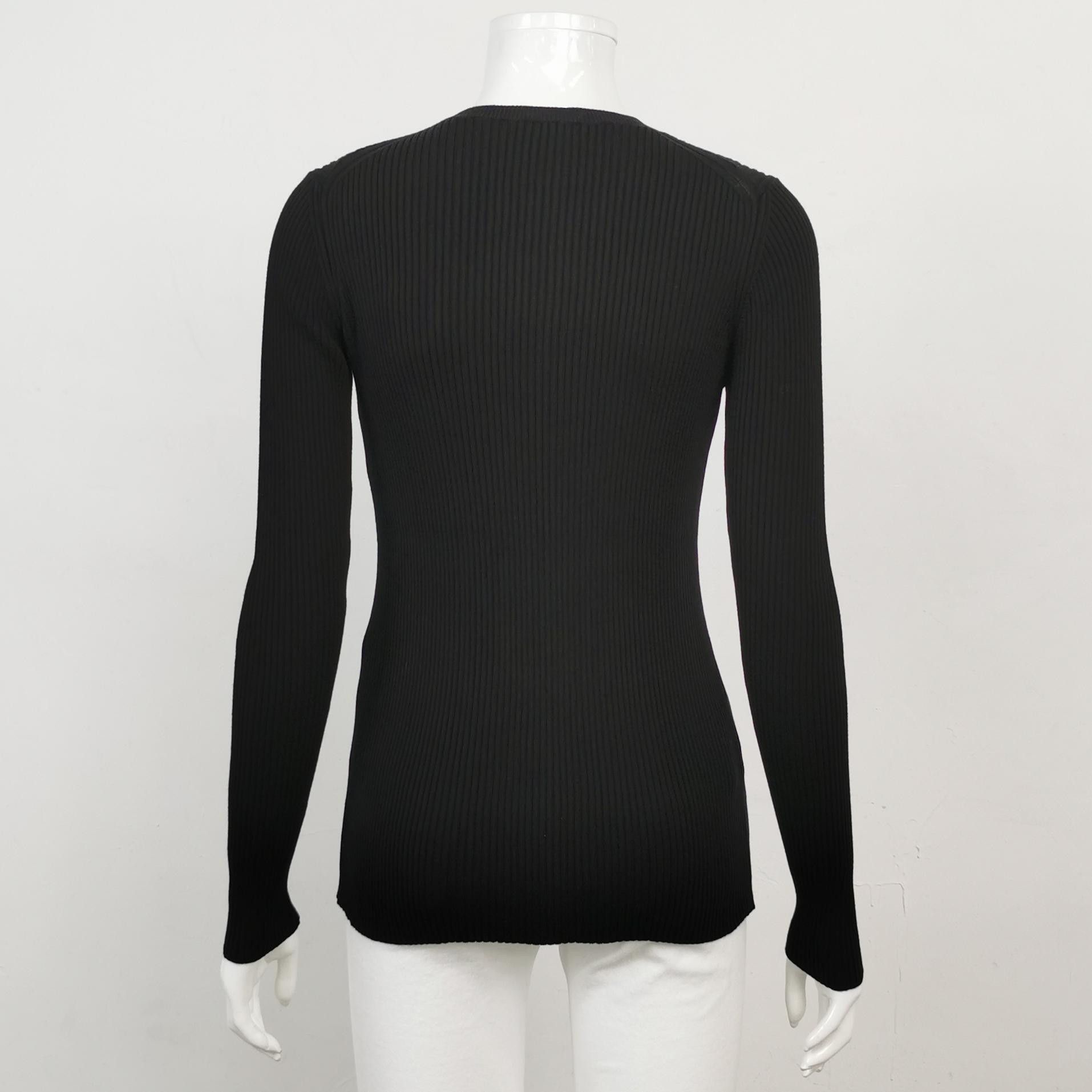 Prada Prada Ribbed Cotton Sweater Size 36 Size XS / US 0-2 / IT 36-38 - 2 Thumbnail