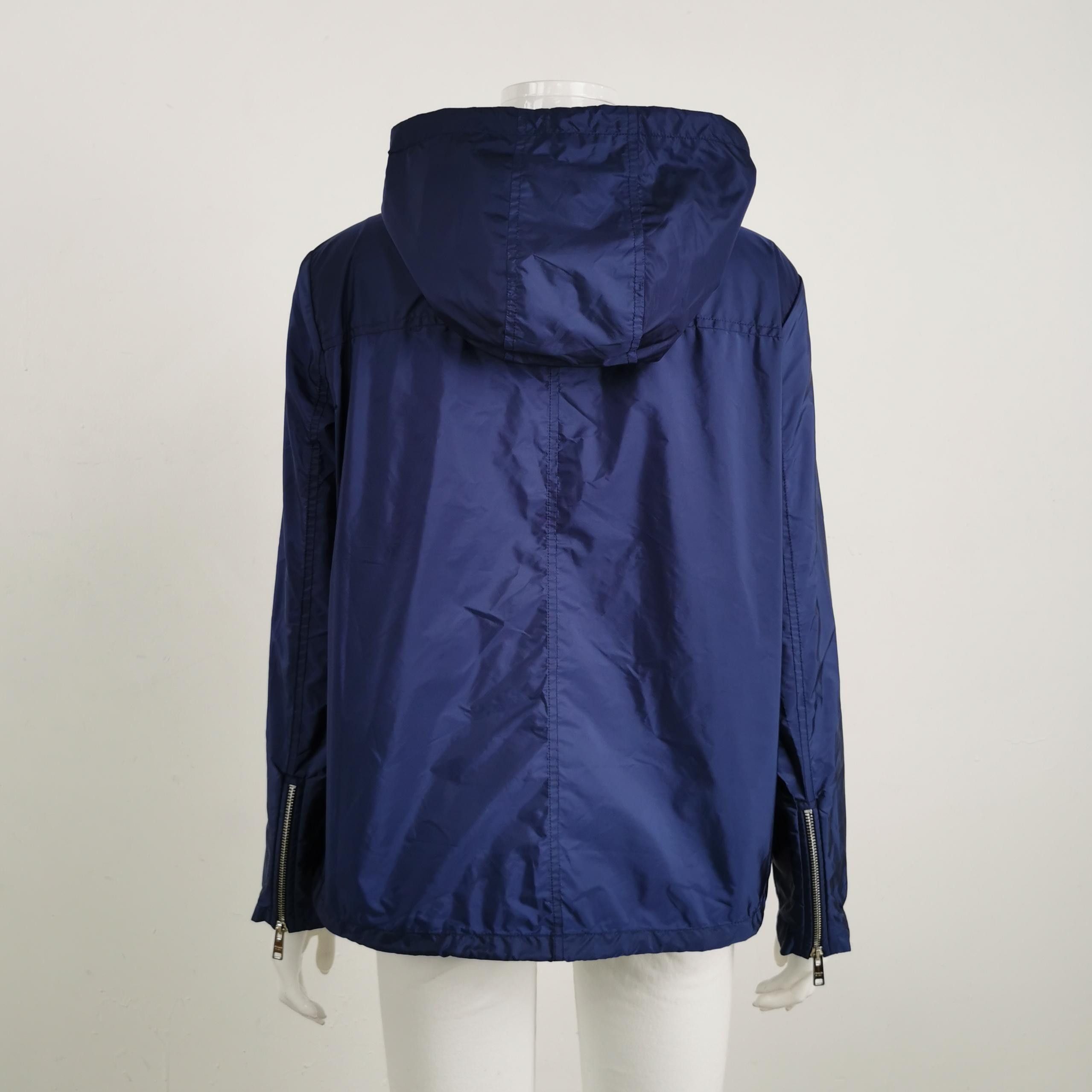 Prada Prada Logo Plaque Zip-Up Hooded Jacket Size IT 42 Size M / US 6-8 / IT 42-44 - 2 Thumbnail