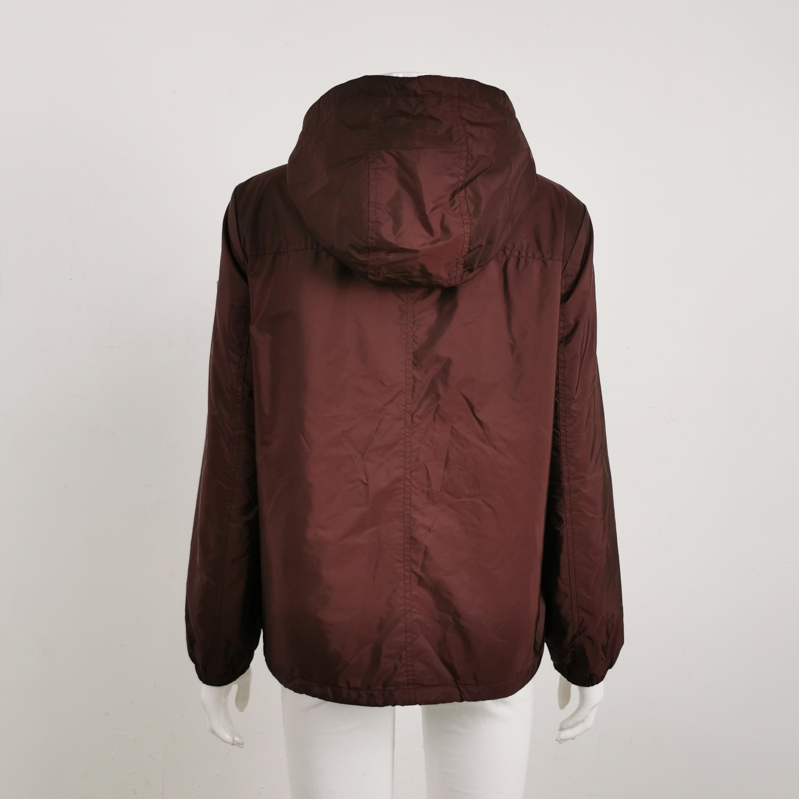 Prada Prada Triangle Logo Hooded Jacket Size IT 40 Size S / US 4 / IT 40 - 2 Thumbnail