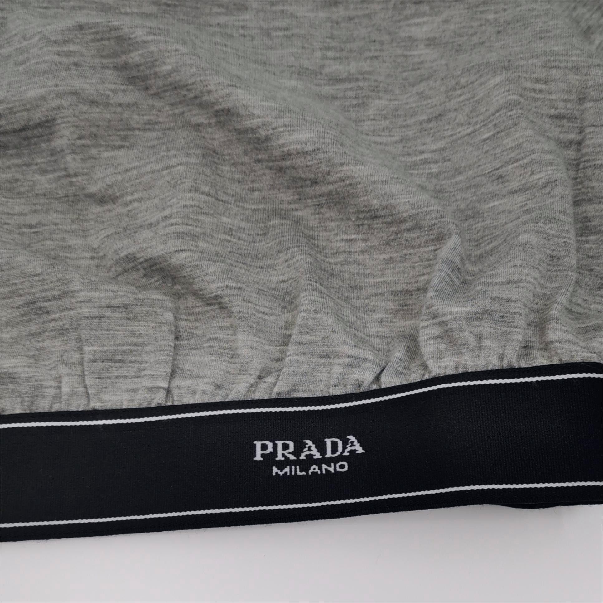 Prada Prada Logo Band Crop Top Size IT 42 Size M / US 6-8 / IT 42-44 - 3 Thumbnail