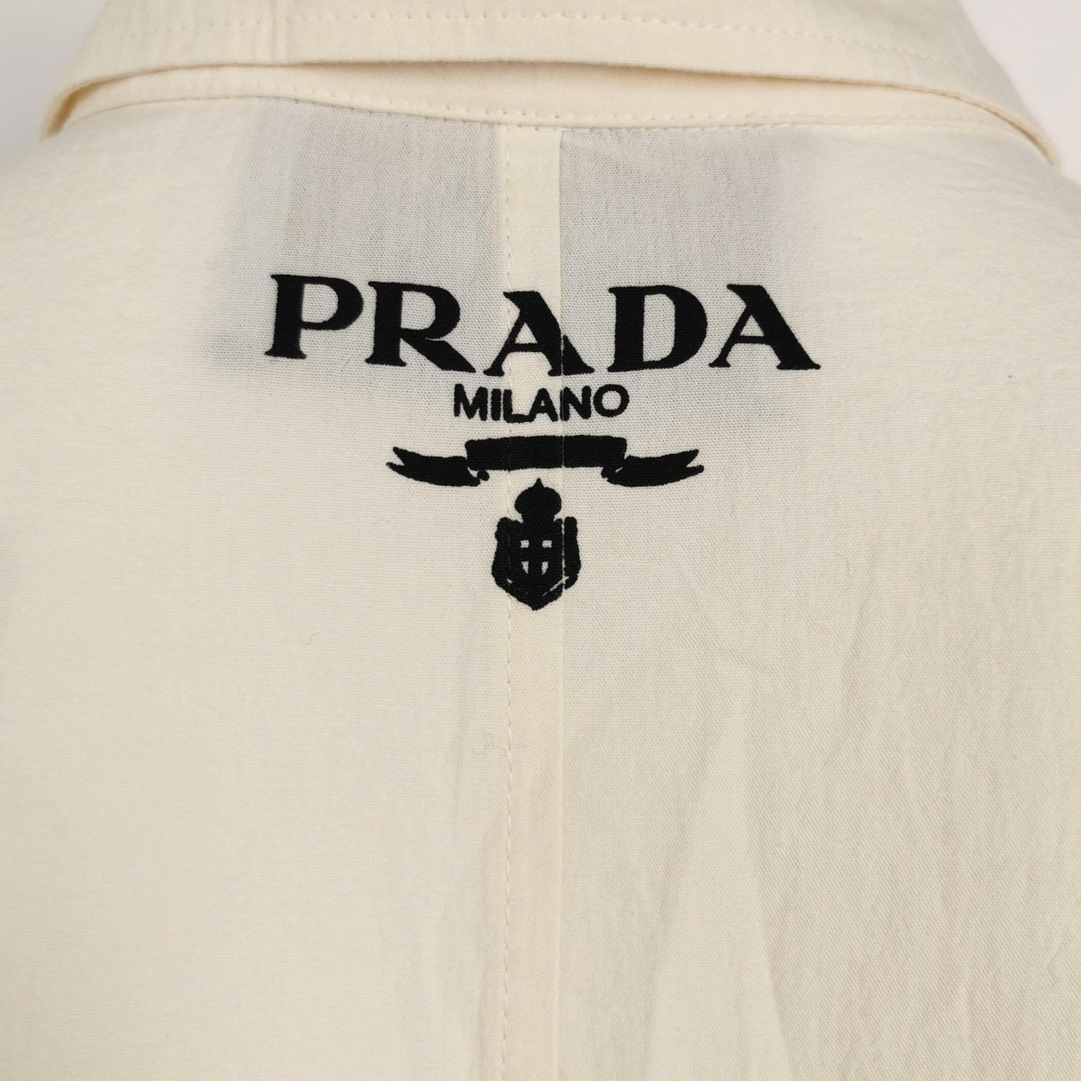 Prada Prada Graphic Print Shirt Dress Size 38S Size XS / US 0-2 / IT 36-38 - 3 Thumbnail