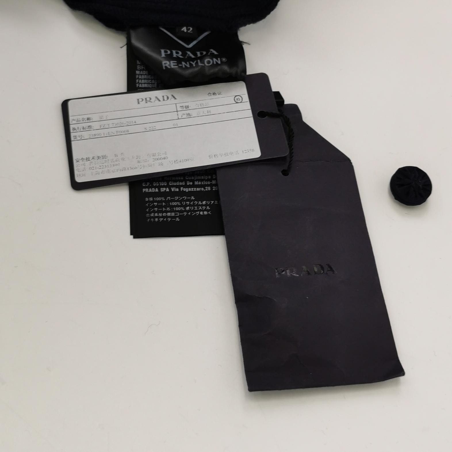 Prada Prada Re-Nylon Logo Wool Knit Dress Size 42 Size M / US 6-8 / IT 42-44 - 4 Thumbnail