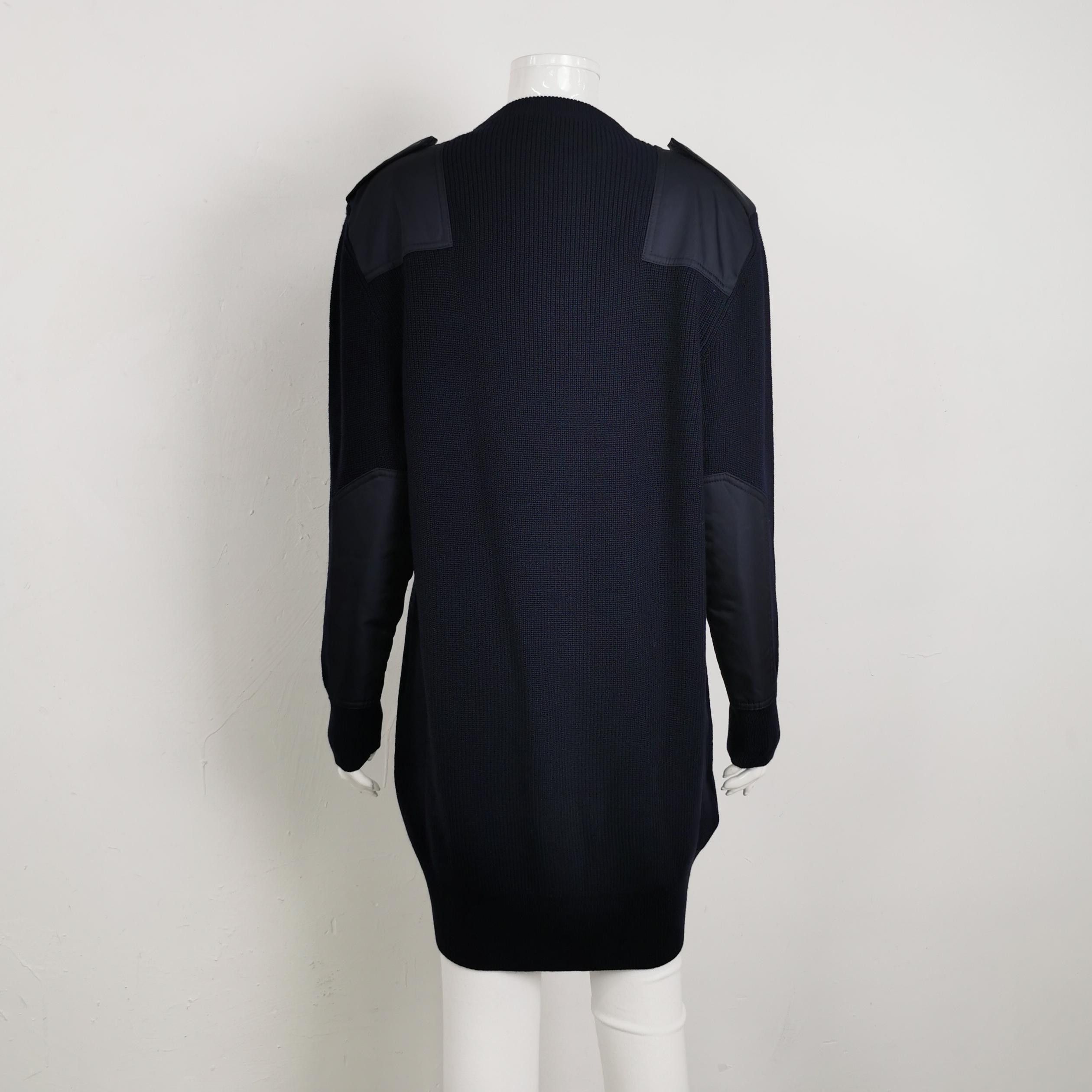 Prada Prada Logo Patch Wool Mini Dress Size 38 Size XS / US 0-2 / IT 36-38 - 2 Thumbnail