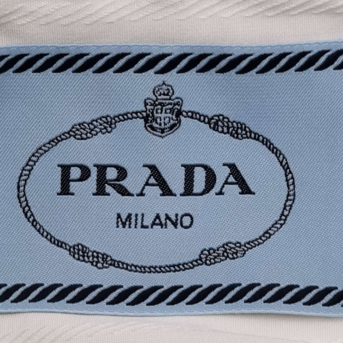 Prada Prada Monogrammed Cotton Shirt Dress Size 40 Size S / US 4 / IT 40 - 5 Thumbnail