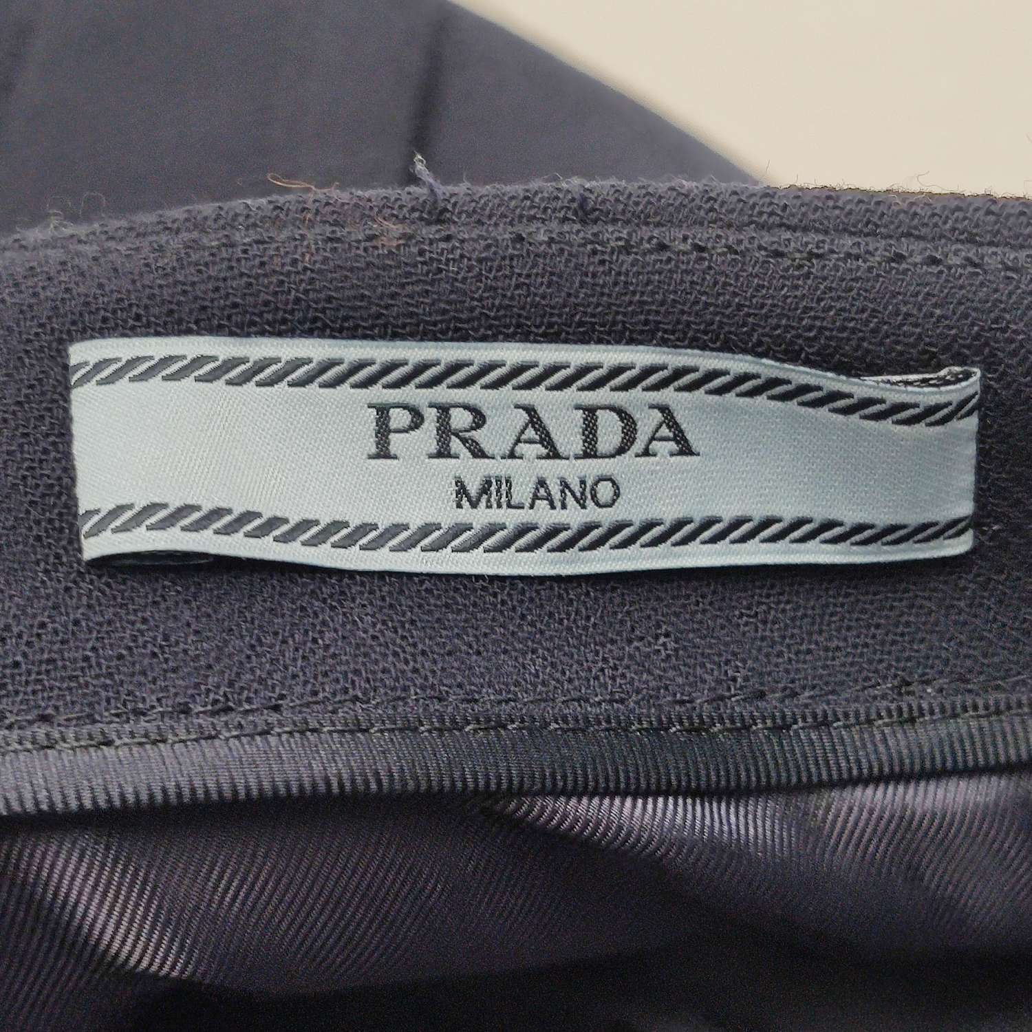 Prada Prada Wool Mini Skirt Size 40 Size 27" / US 4 / IT 40 - 3 Thumbnail
