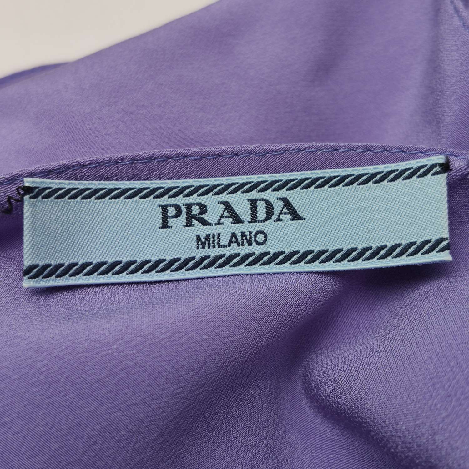 Prada Prada Silk Triangle Logo Halter Top Size 38 Size XS / US 0-2 / IT 36-38 - 5 Thumbnail