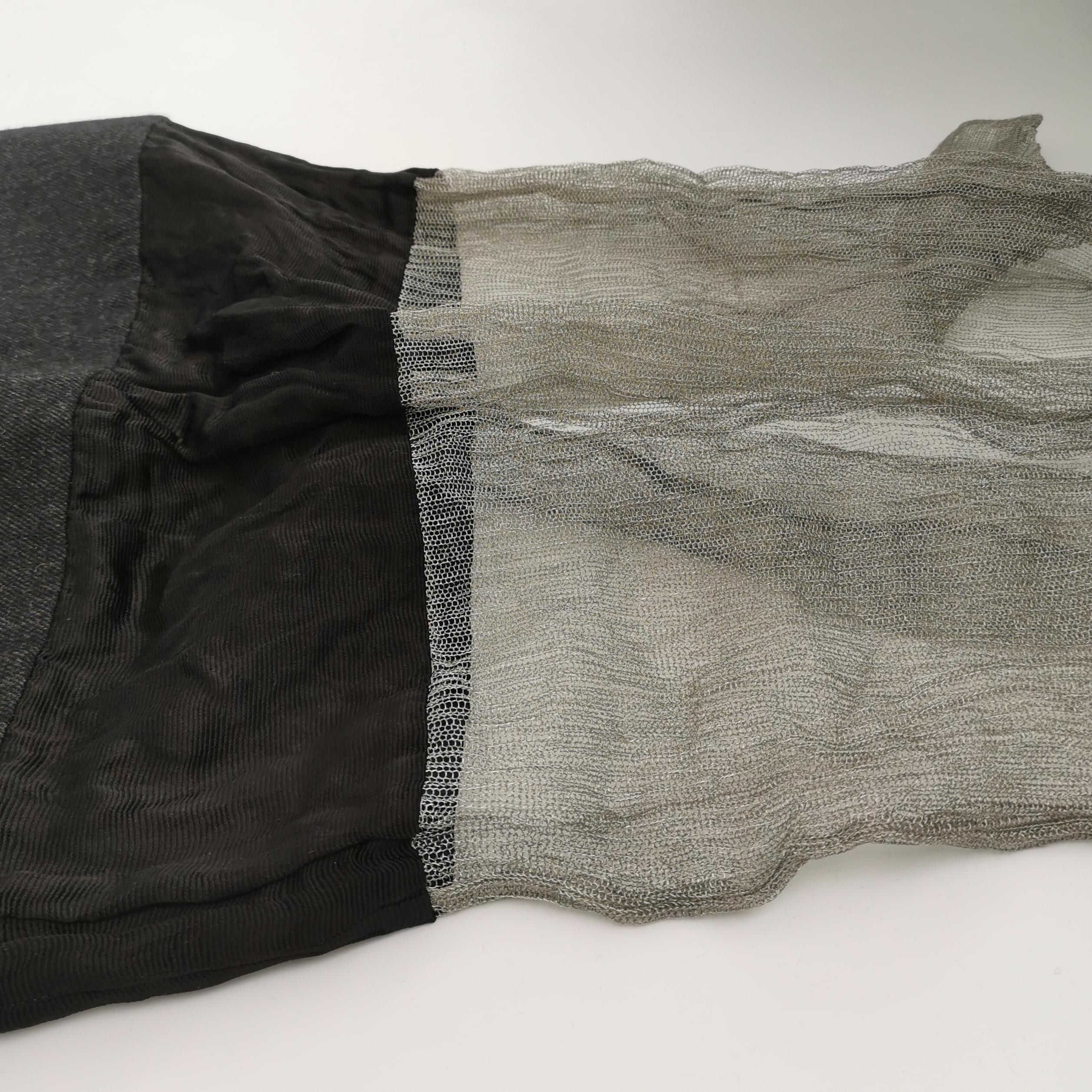 Prada Prada Colorblock Mesh Midi Skirt Size 38 Size 26" / US 2 / IT 38 - 3 Thumbnail