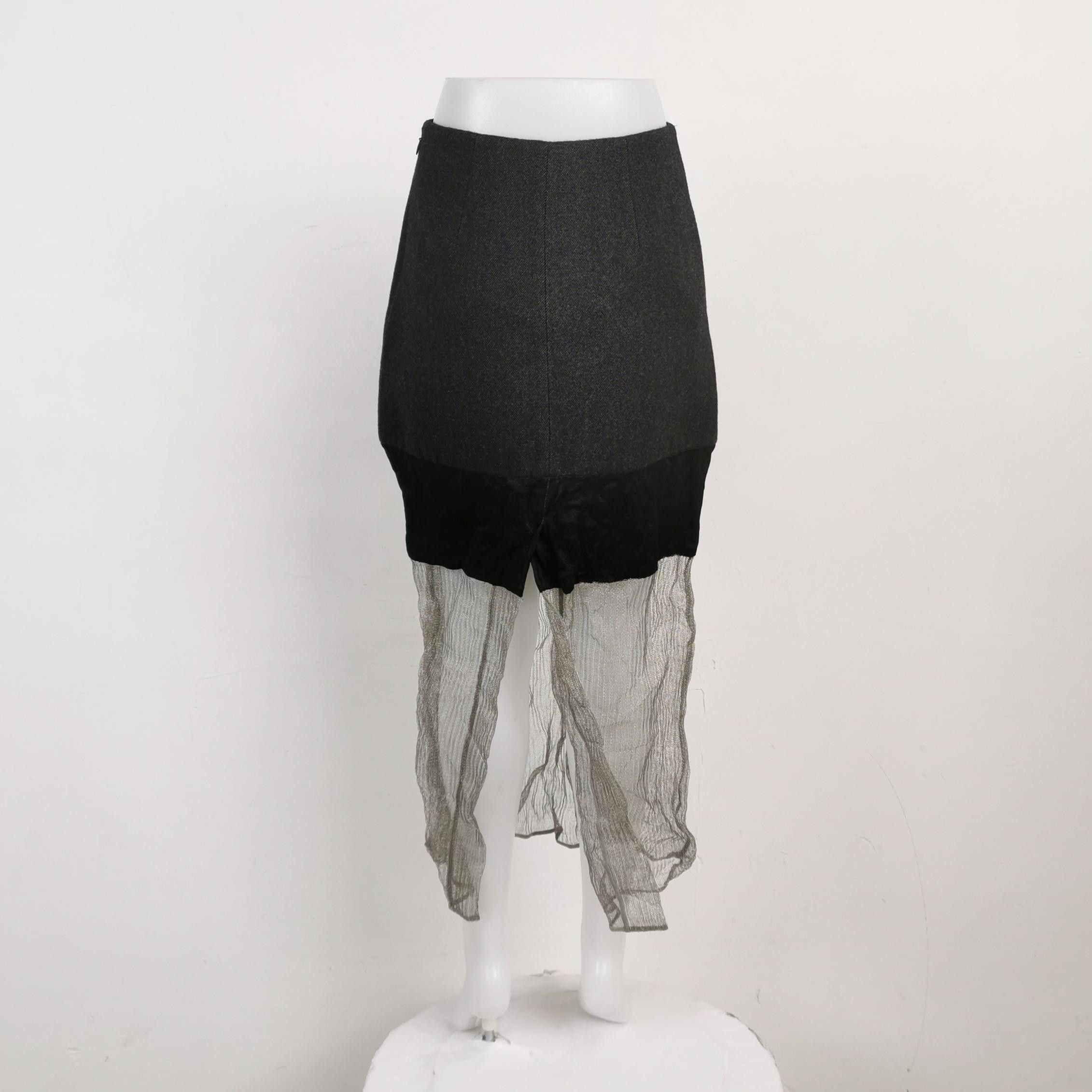 Prada Prada Colorblock Mesh Midi Skirt Size 38 Size 26" / US 2 / IT 38 - 2 Thumbnail