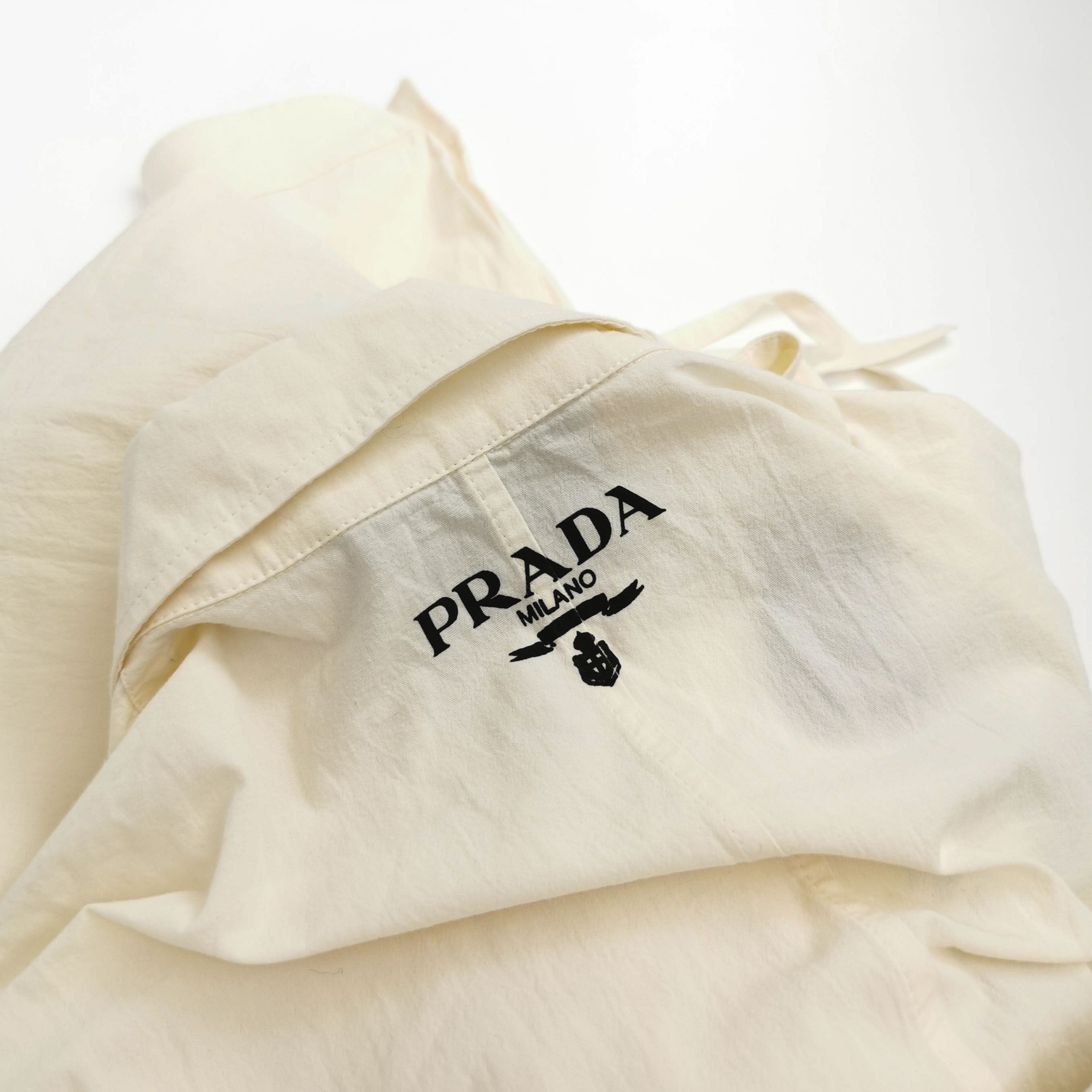 Prada Prada Graphic Print Cotton Midi Dress Size 38S Size XS / US 0-2 / IT 36-38 - 3 Thumbnail