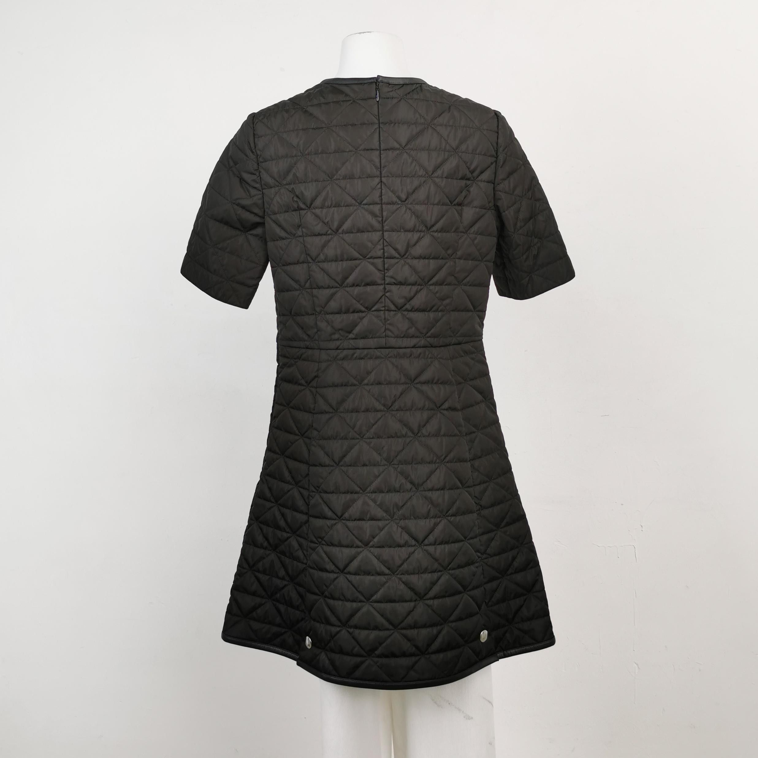 Prada Prada Re-Nylon Quilted Mini Dress Size 36S Size XS / US 0-2 / IT 36-38 - 2 Thumbnail