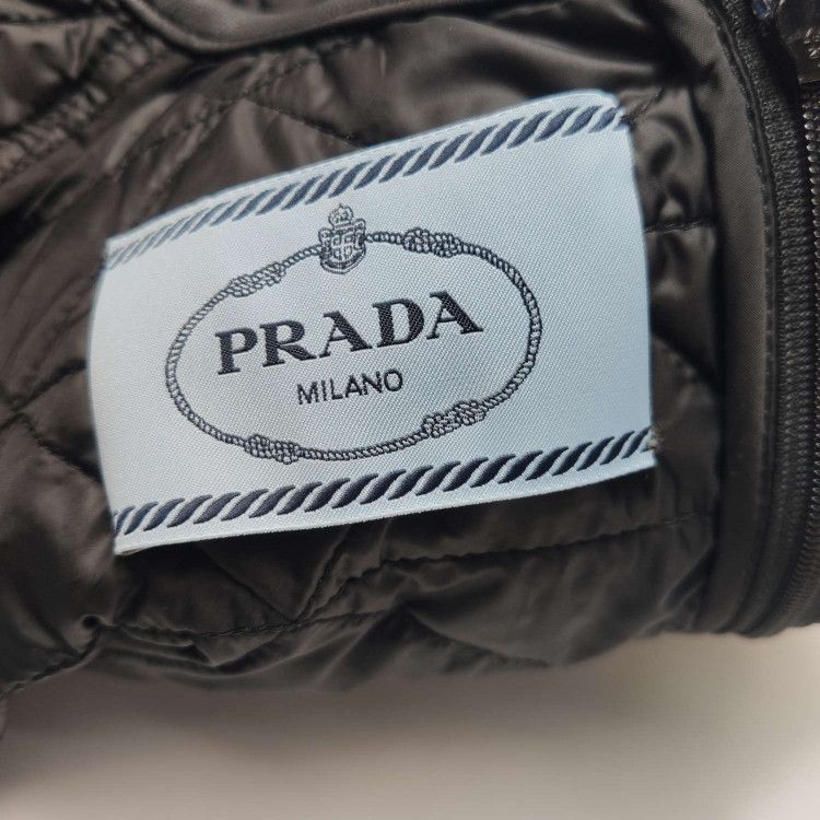 Prada Prada Quilted Triangle Logo Mini Dress Size 38 Size XS / US 0-2 / IT 36-38 - 5 Thumbnail