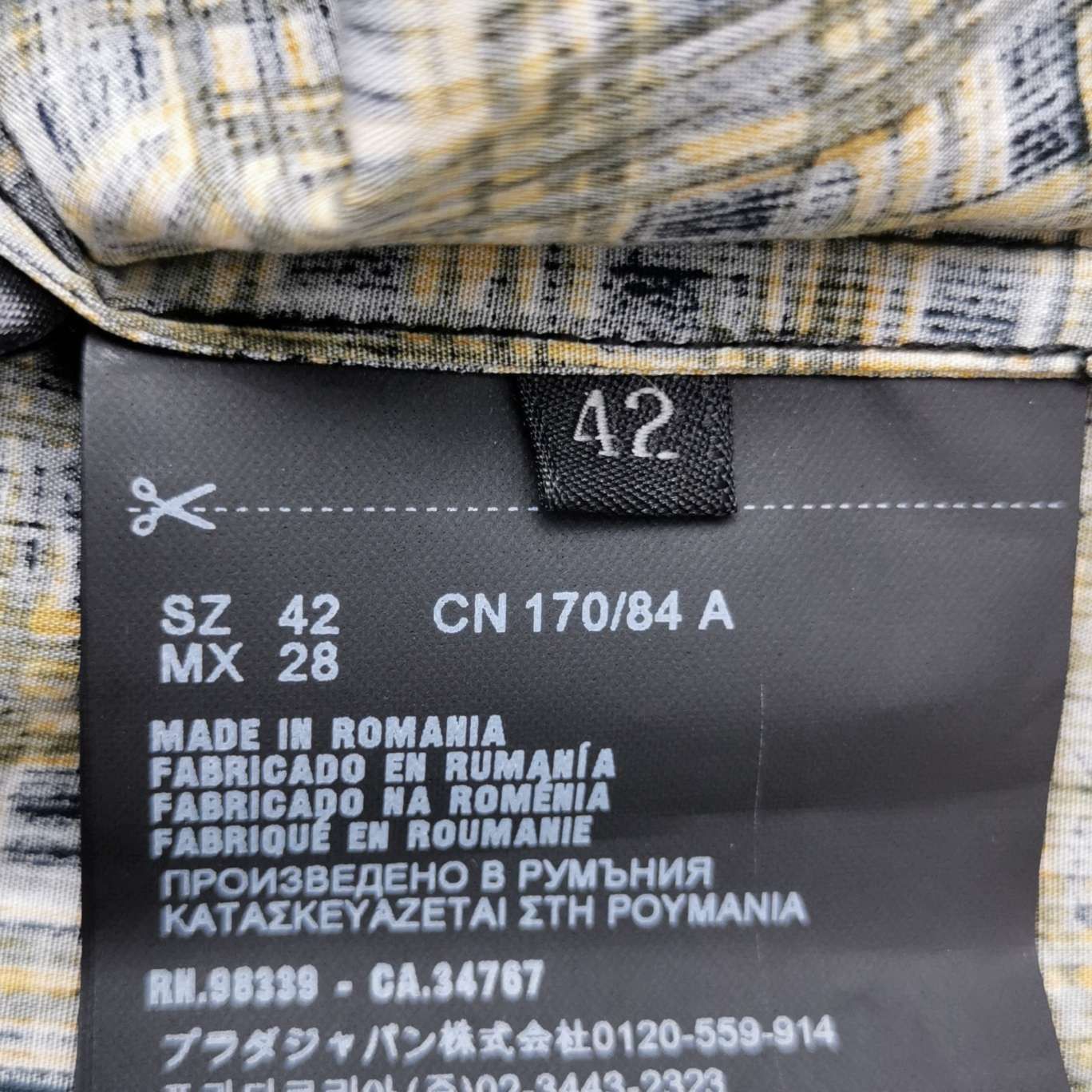 Prada Prada Geometric Print Blouse Size 42 Size M / US 6-8 / IT 42-44 - 5 Thumbnail