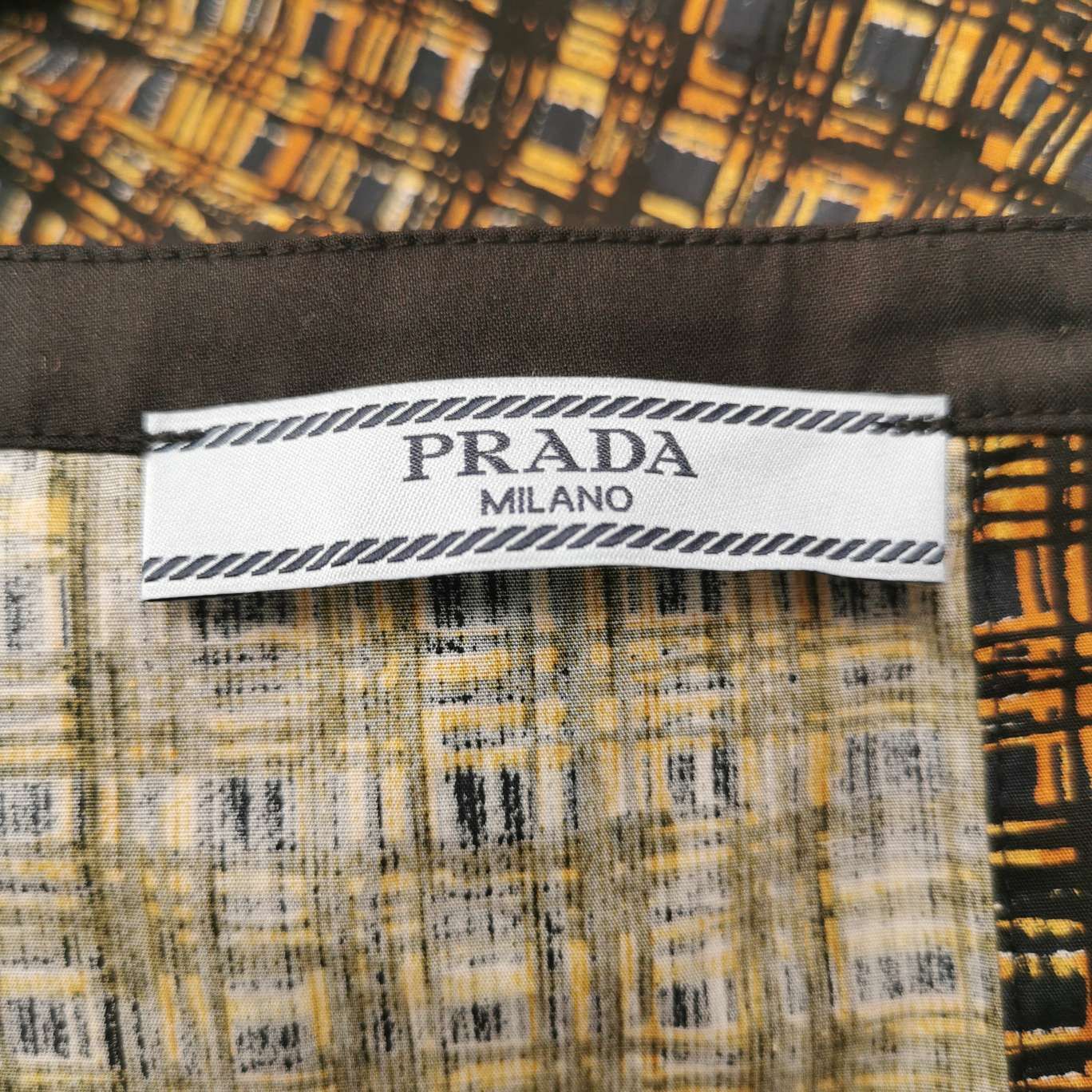 Prada Prada Geometric Print Blouse Size 42 Size M / US 6-8 / IT 42-44 - 4 Thumbnail