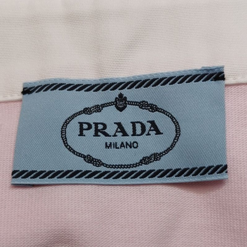 Prada Prada Pink Logo Long Sleeve Polo Size S Size S / US 4 / IT 40 - 5 Thumbnail