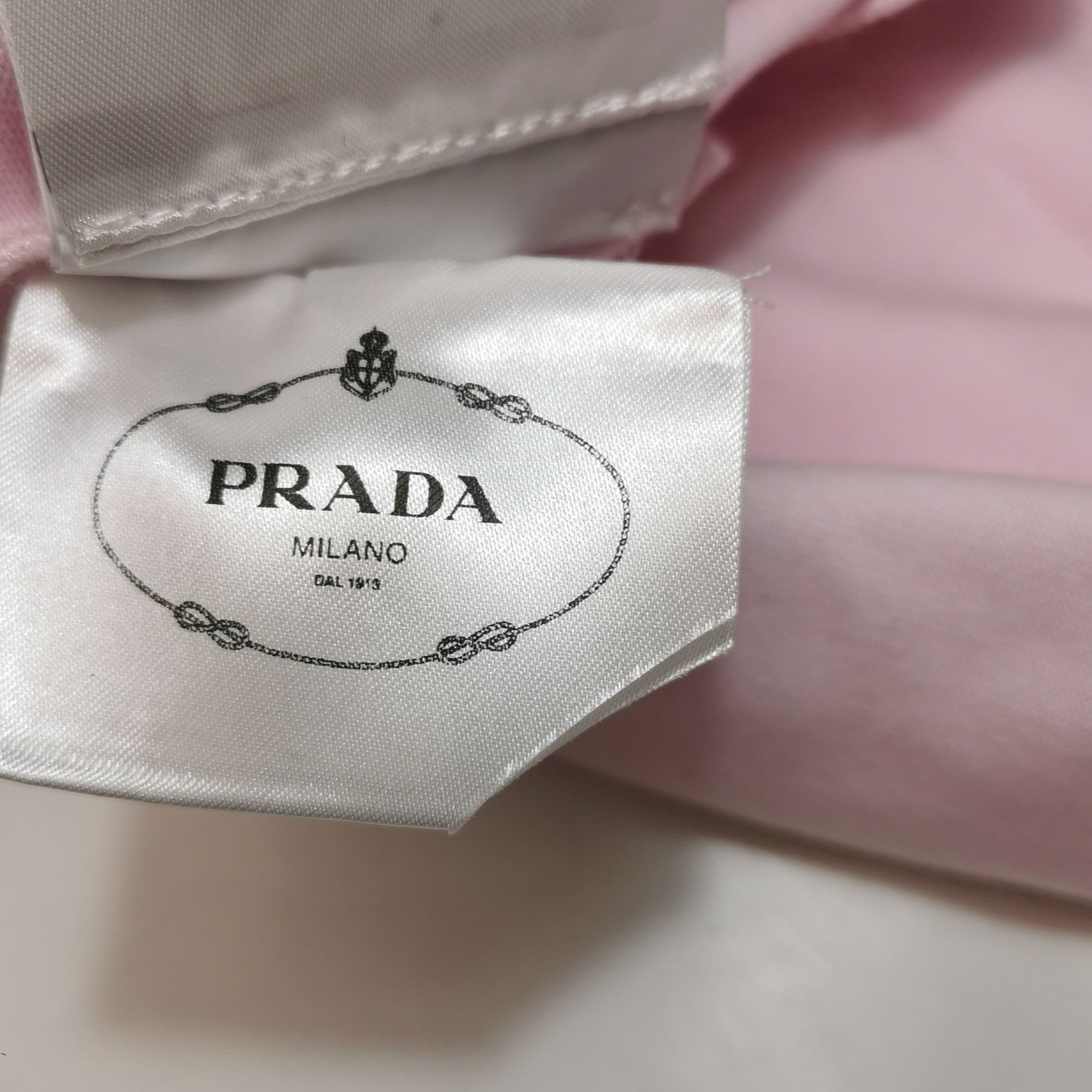 Prada Prada Pink Logo Long Sleeve Polo Size S Size S / US 4 / IT 40 - 9 Thumbnail