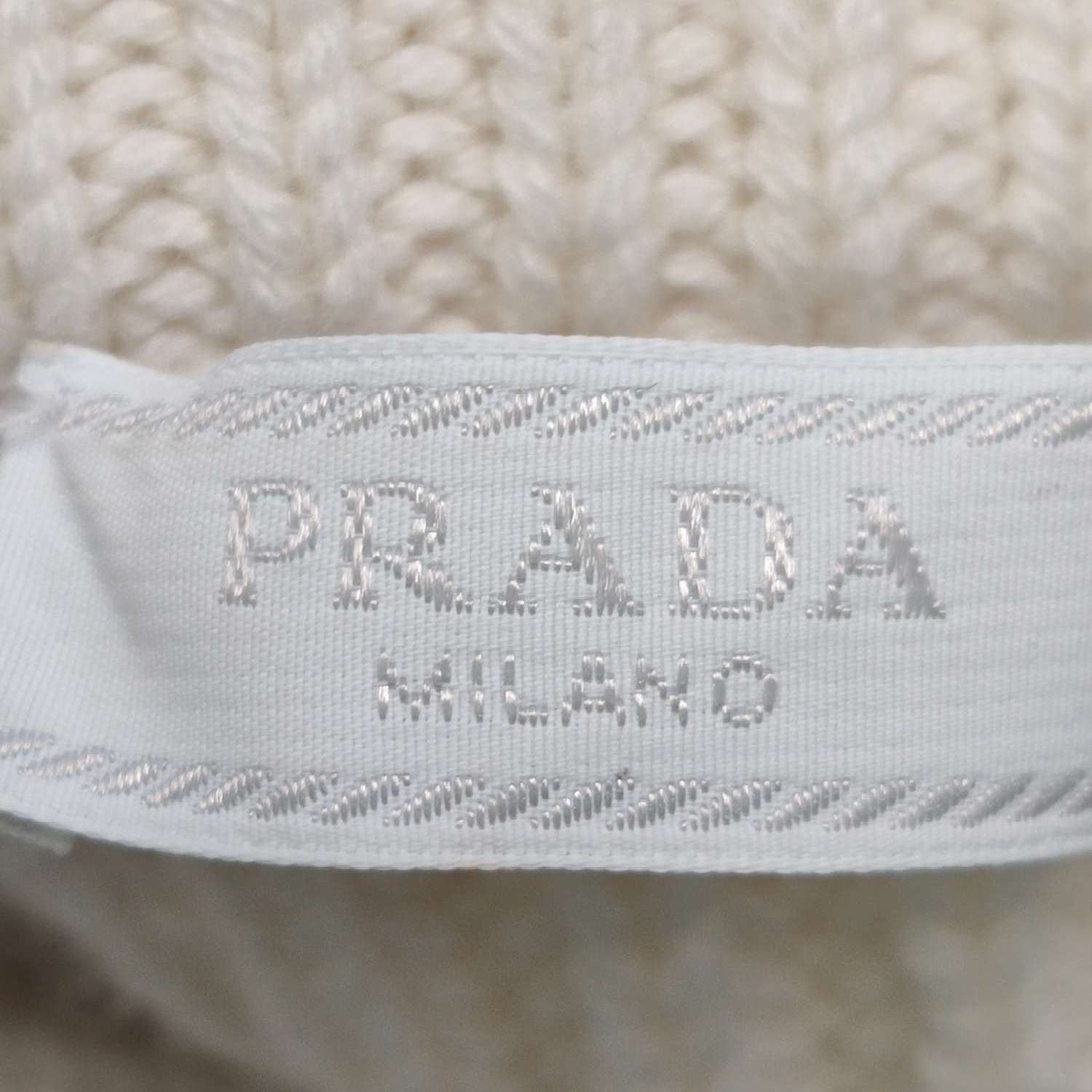Prada Prada Logo Cashmere Sweater Size 52 Size US L / EU 52-54 / 3 - 5 Thumbnail