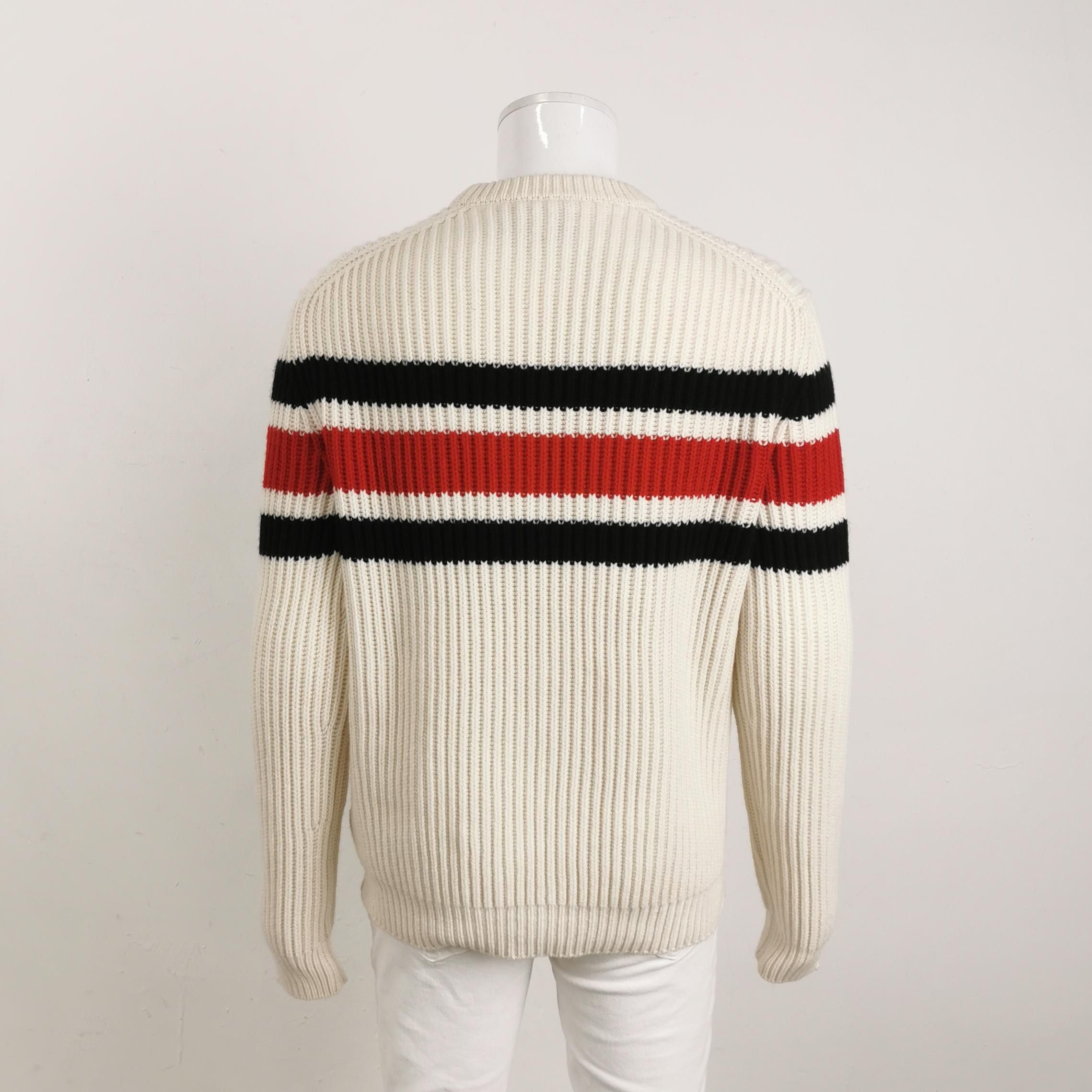 Prada Prada Logo Cashmere Sweater Size 52 Size US L / EU 52-54 / 3 - 2 Thumbnail