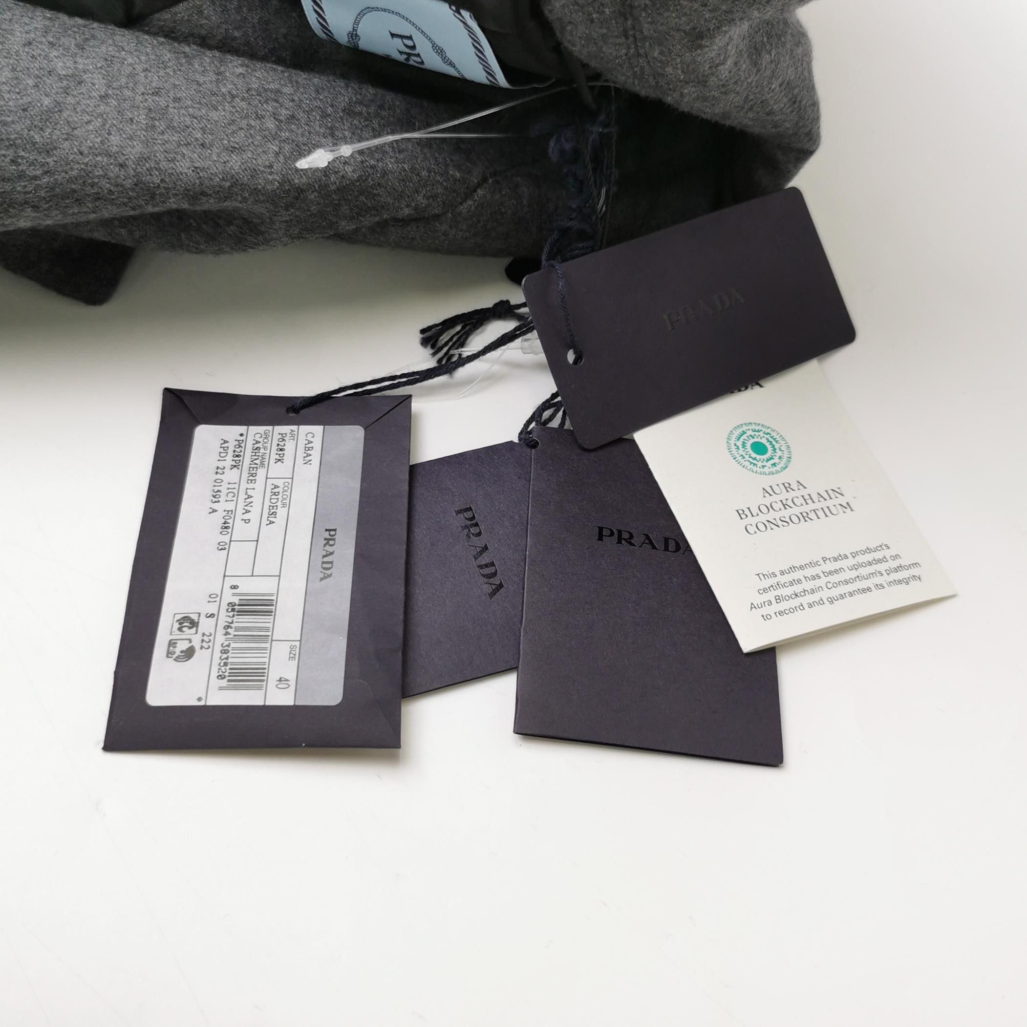 Prada Prada Wool Cashmere Belted Coat Size 40 Size S / US 4 / IT 40 - 4 Thumbnail