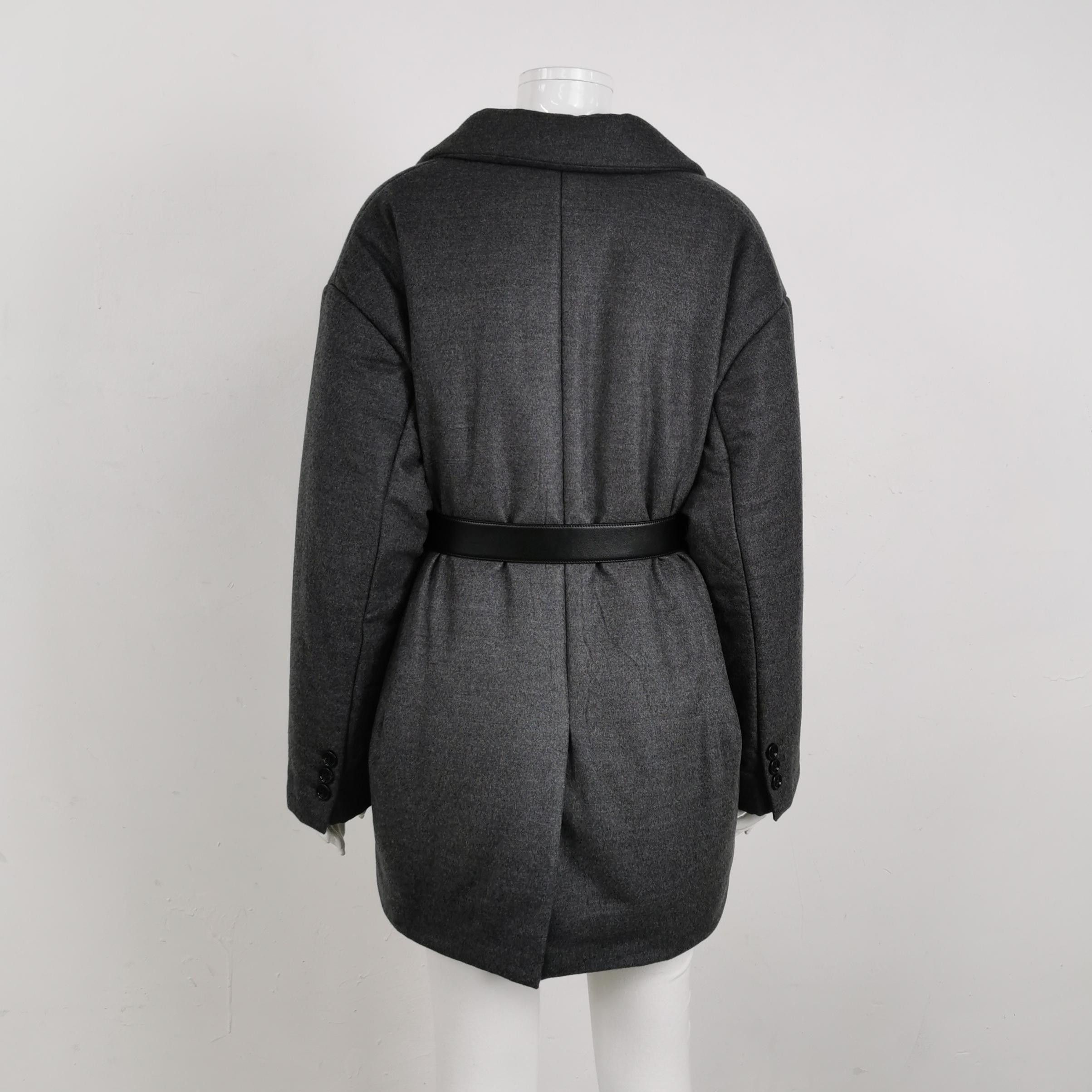 Prada Prada Wool Cashmere Belted Coat Size 40 Size S / US 4 / IT 40 - 2 Thumbnail