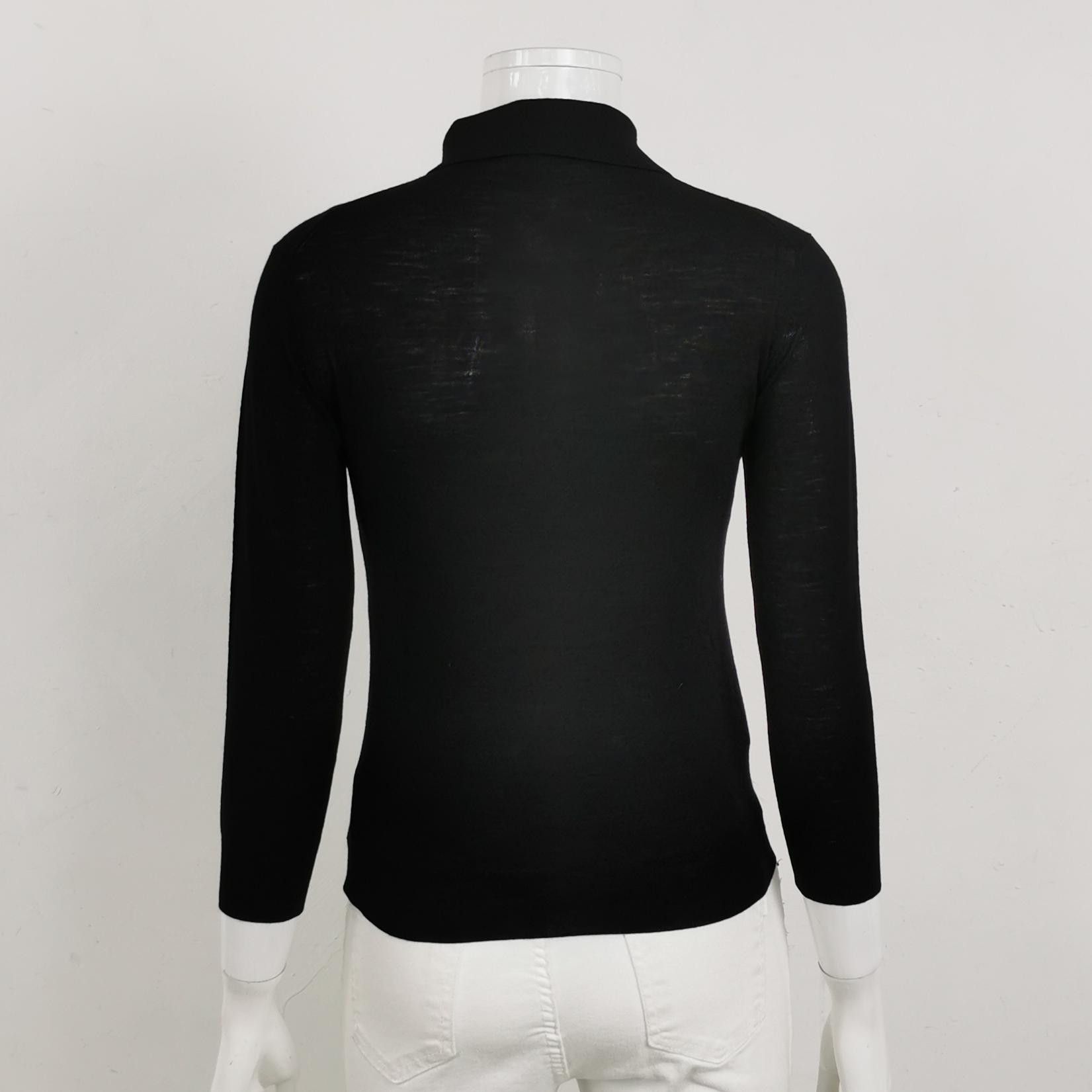 Prada Prada Logo Polo Knit Shirt Size 36 Size XS / US 0-2 / IT 36-38 - 2 Thumbnail