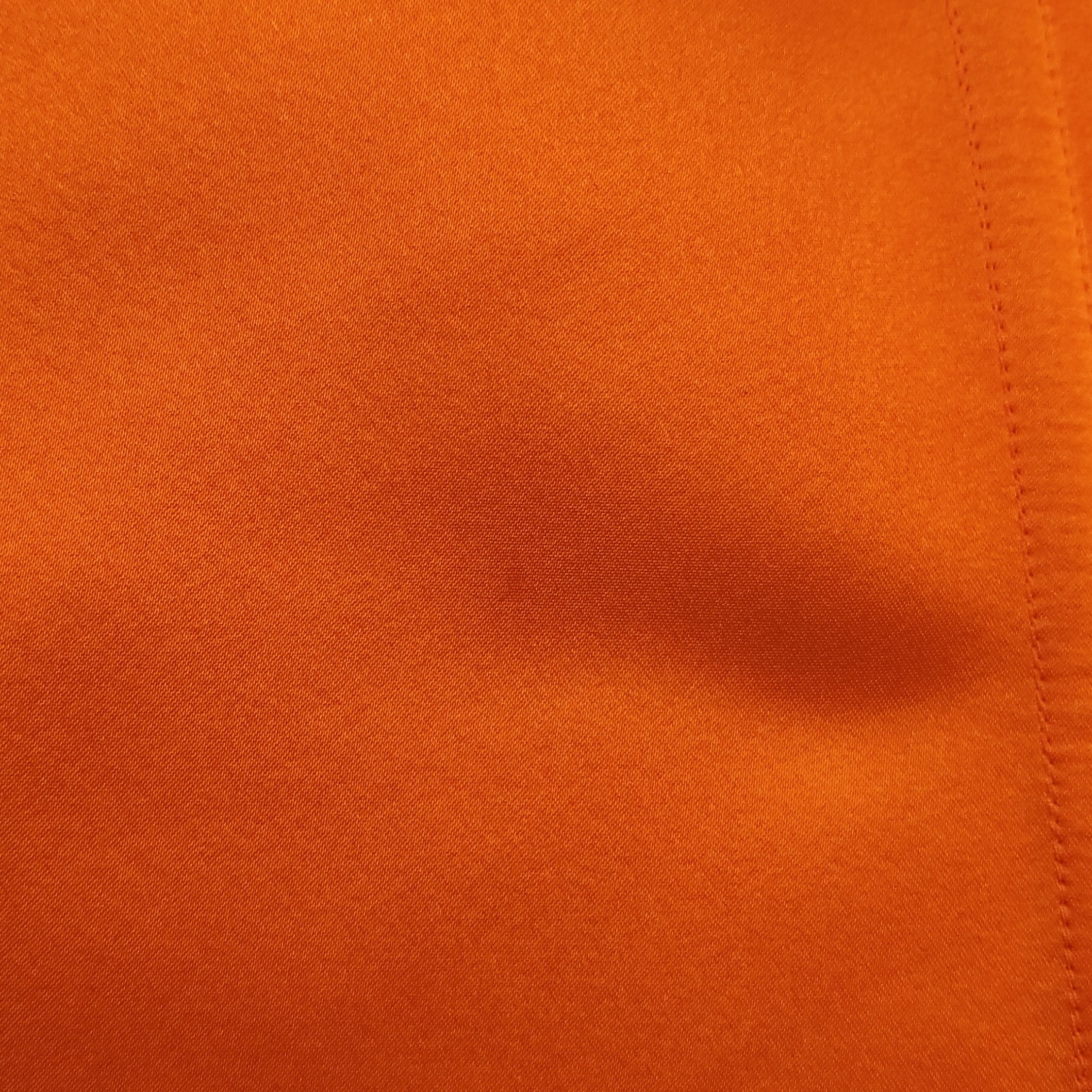 Prada Prada Orange Silk Pleated Midi Skirt Size 40 Size 27" / US 4 / IT 40 - 8 Thumbnail