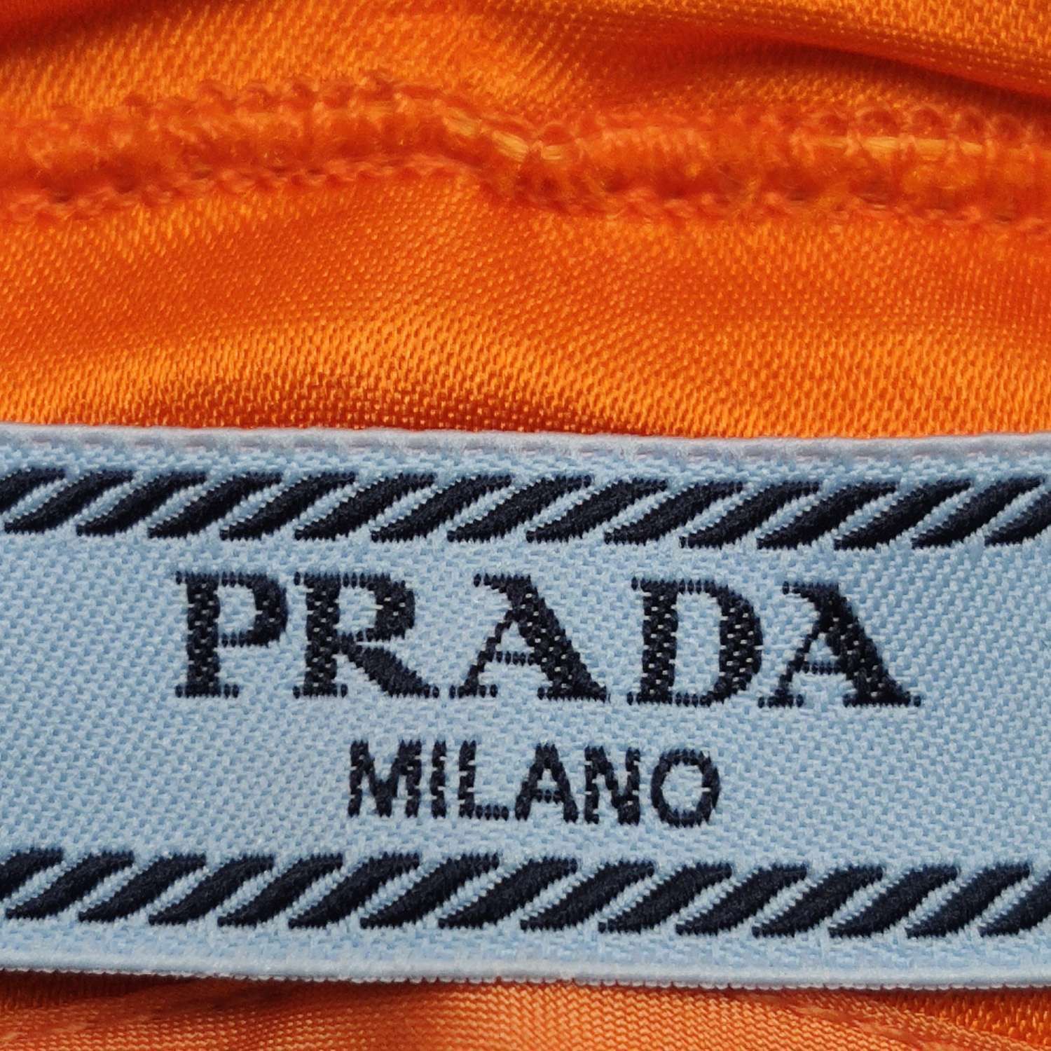 Prada Prada Orange Silk Pleated Midi Skirt Size 40 Size 27" / US 4 / IT 40 - 4 Thumbnail
