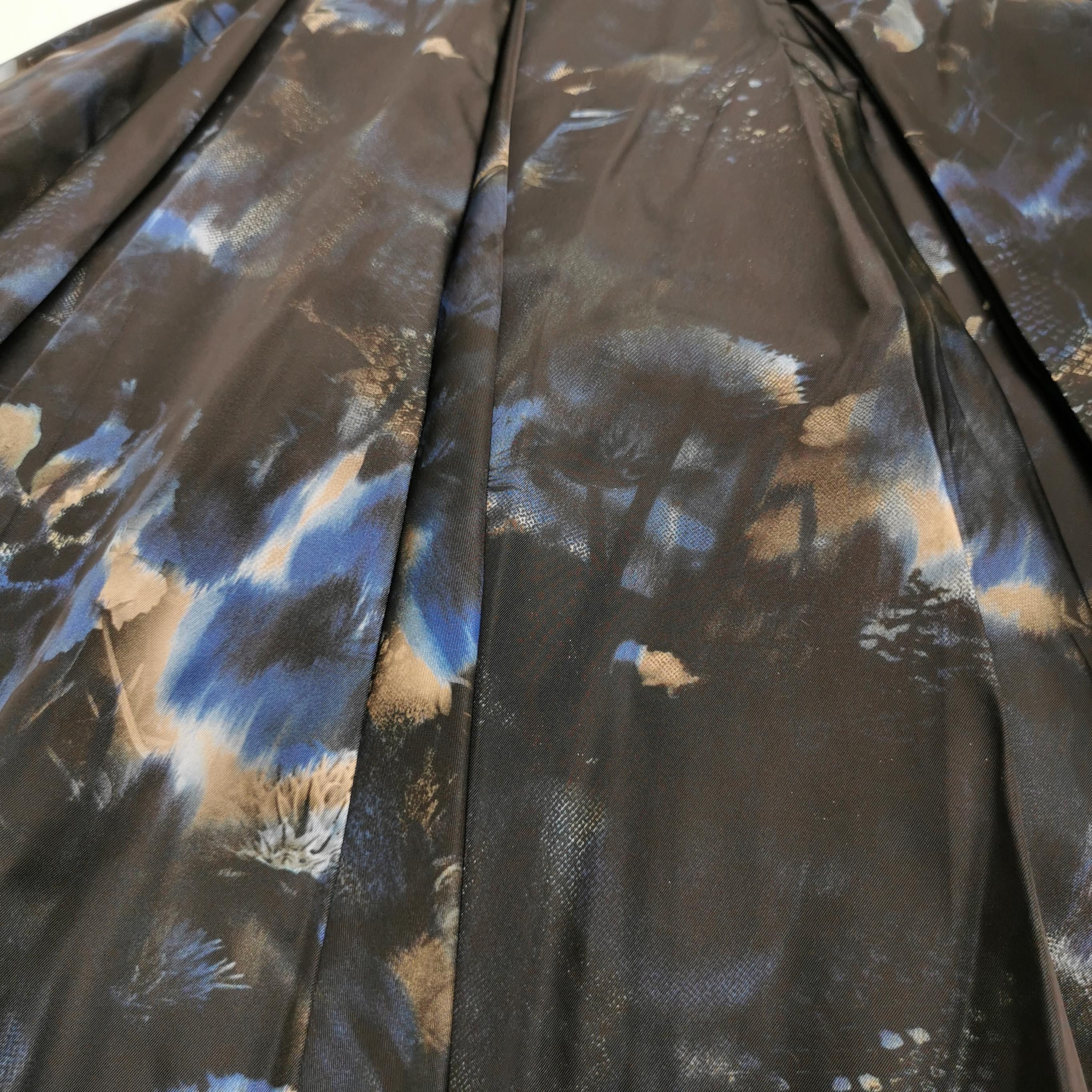 Prada Prada Patterned Pleated Midi Skirt Size 36 Size 25" / US 0 / IT 36 - 3 Thumbnail